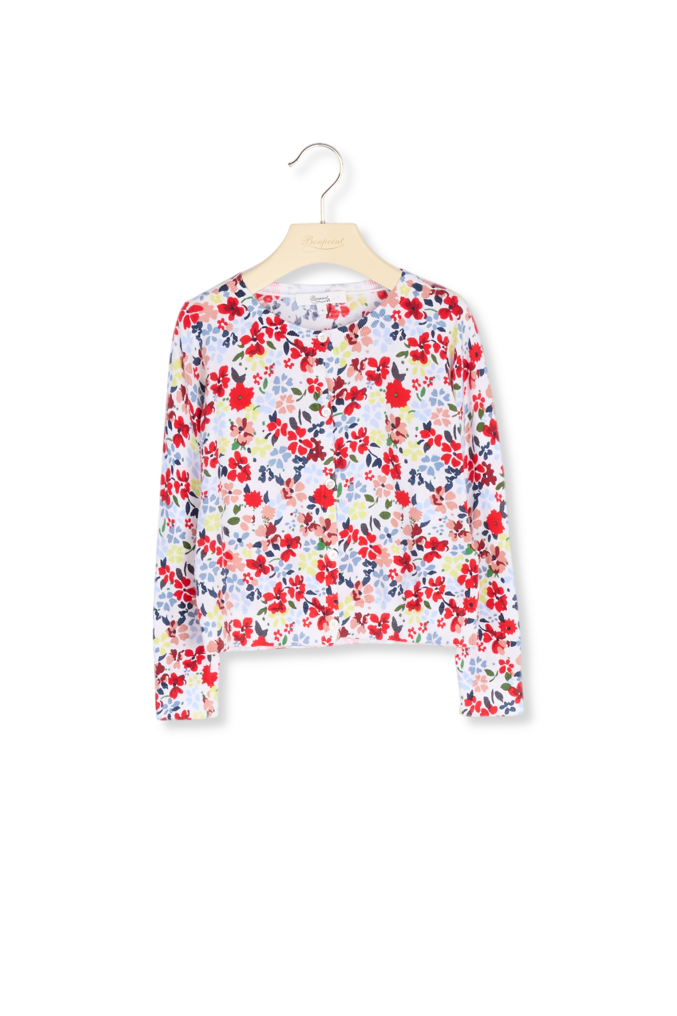 Cardigan imprimé Bonpoint Vintage seconde main photo 2