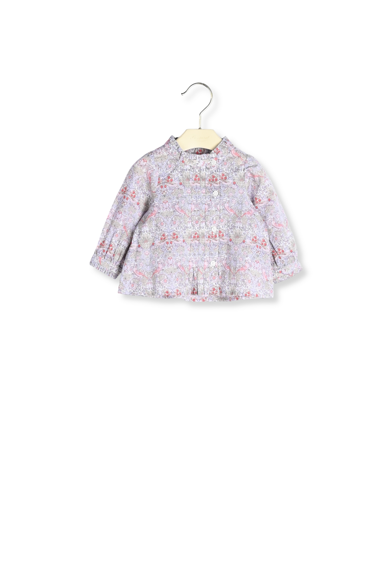 Blouse en tissu Liberty à plis Bonpoint Vintage seconde main photo 2