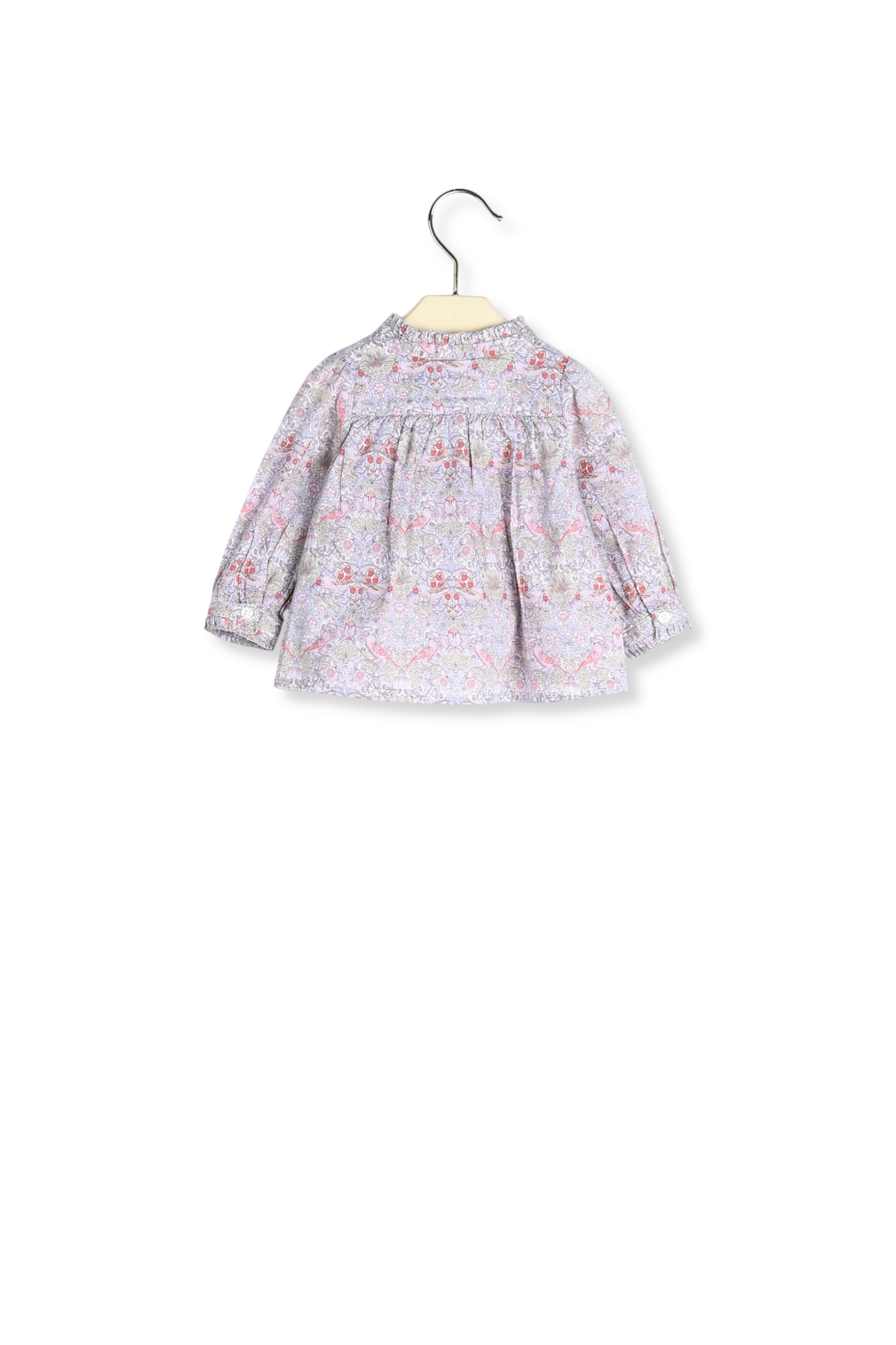 Blouse en tissu Liberty à plis Bonpoint Vintage seconde main photo 3