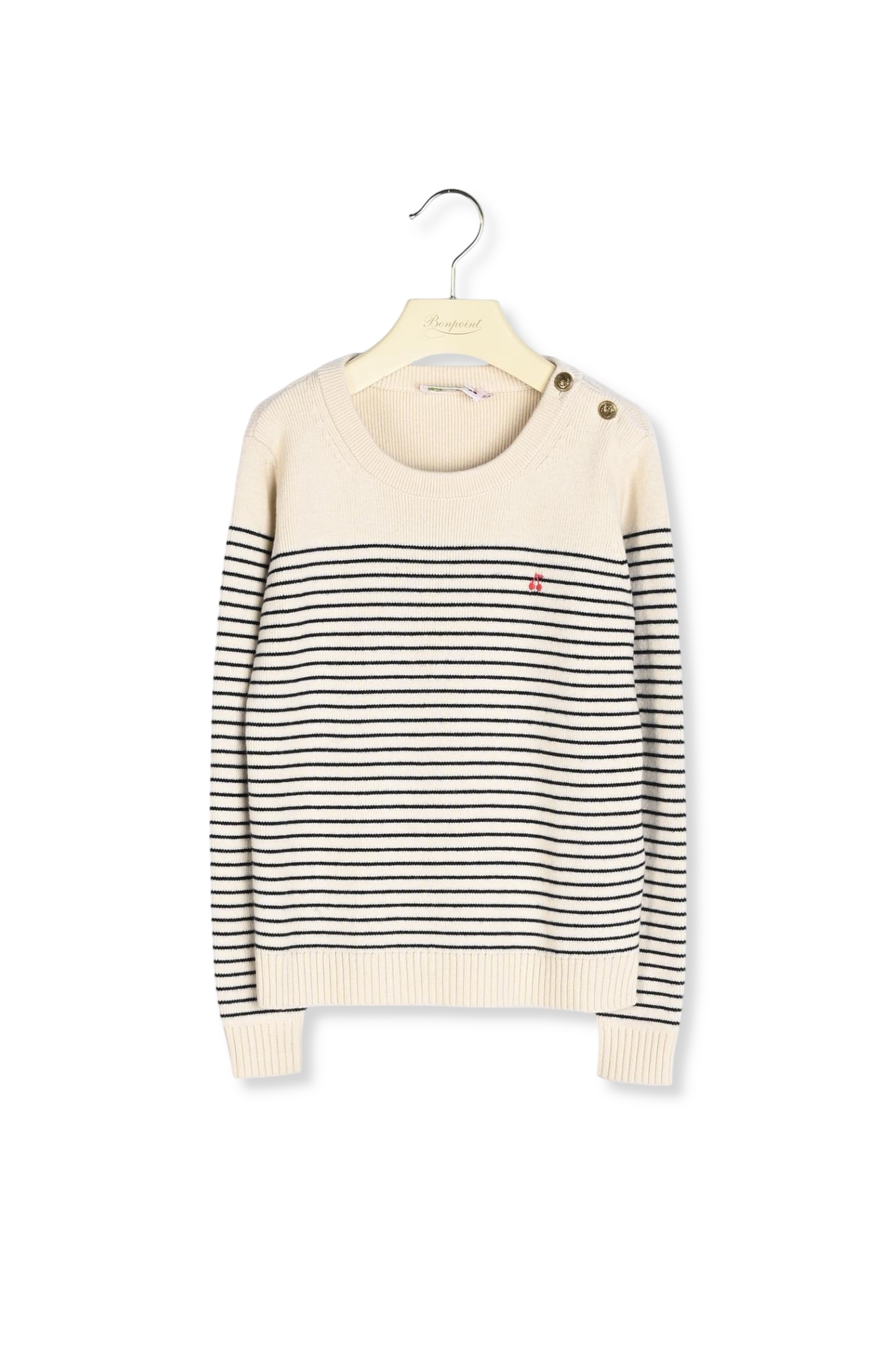 Pull à rayures Bonpoint Vintage seconde main photo 2