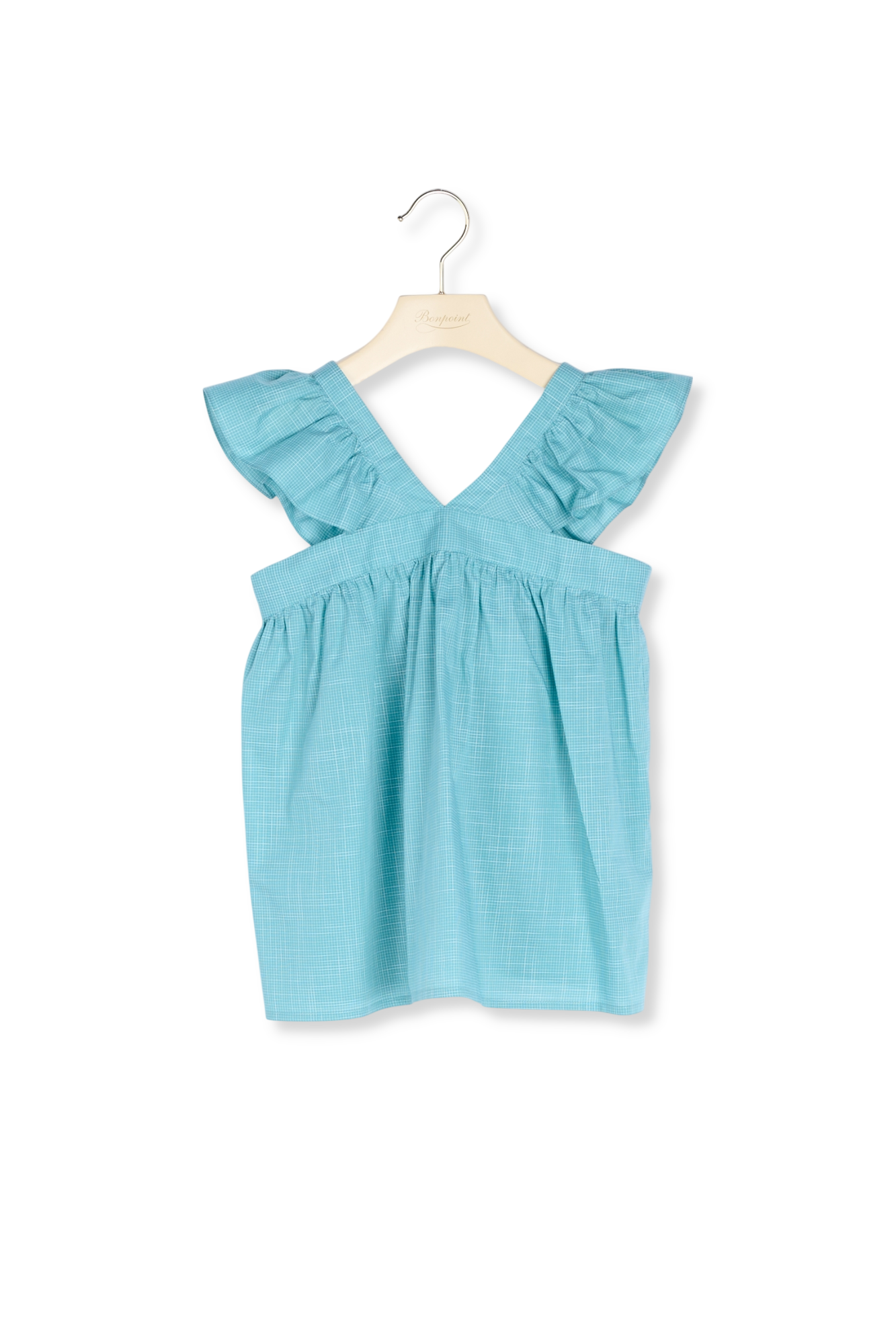 Blouse à bretelles volantées Bonpoint Vintage seconde main photo 2