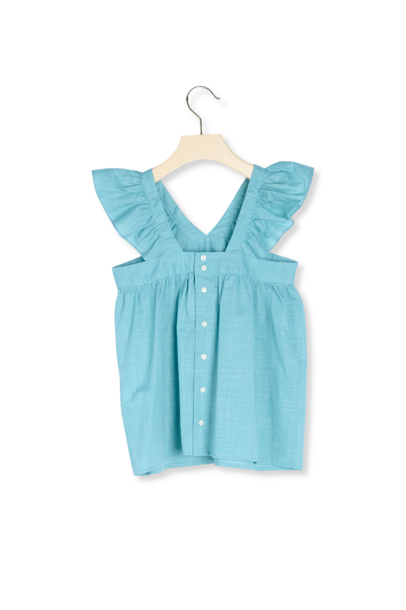 Blouse à bretelles volantées Bonpoint Vintage seconde main photo 3
