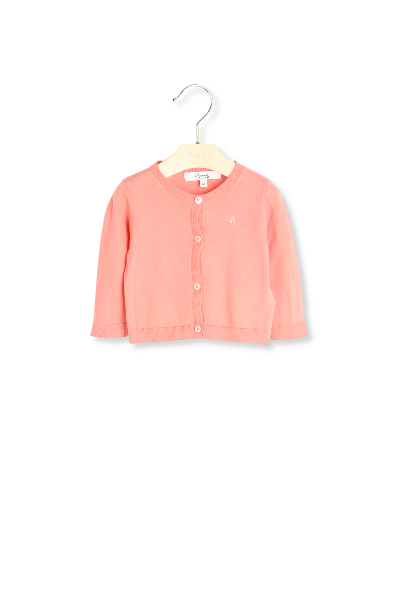 Cardigan à cerise brodée Bonpoint Vintage seconde main photo 2