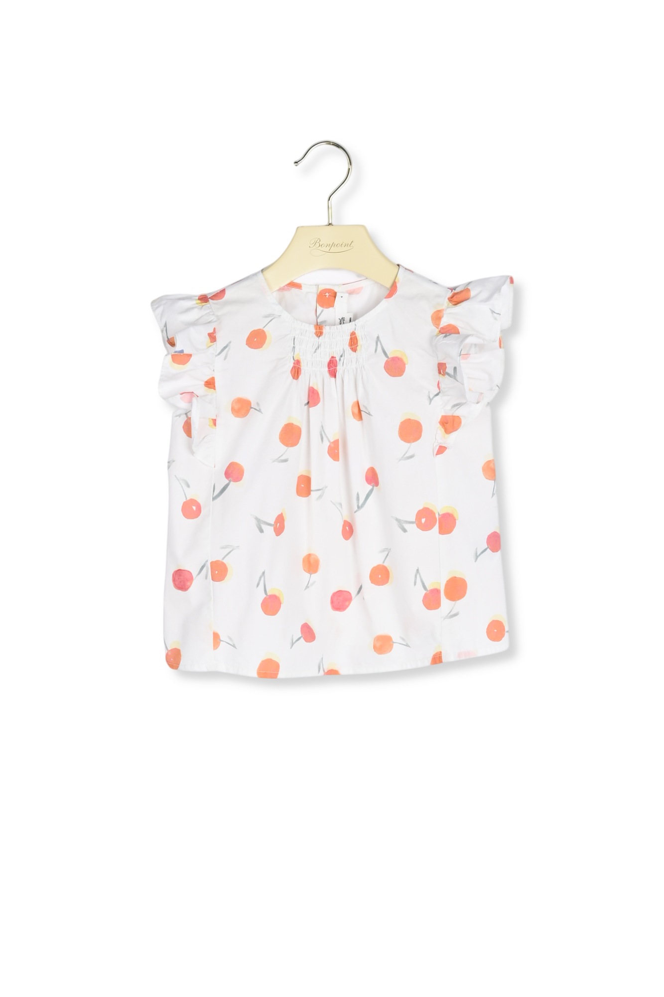 Blouse en popeline imprimée Bonpoint Vintage seconde main photo 2