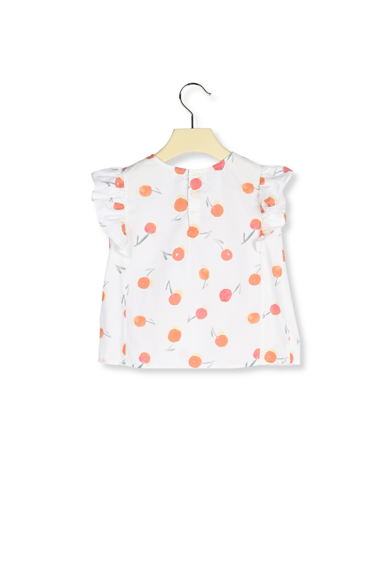Blouse en popeline imprimée Bonpoint Vintage seconde main photo 3