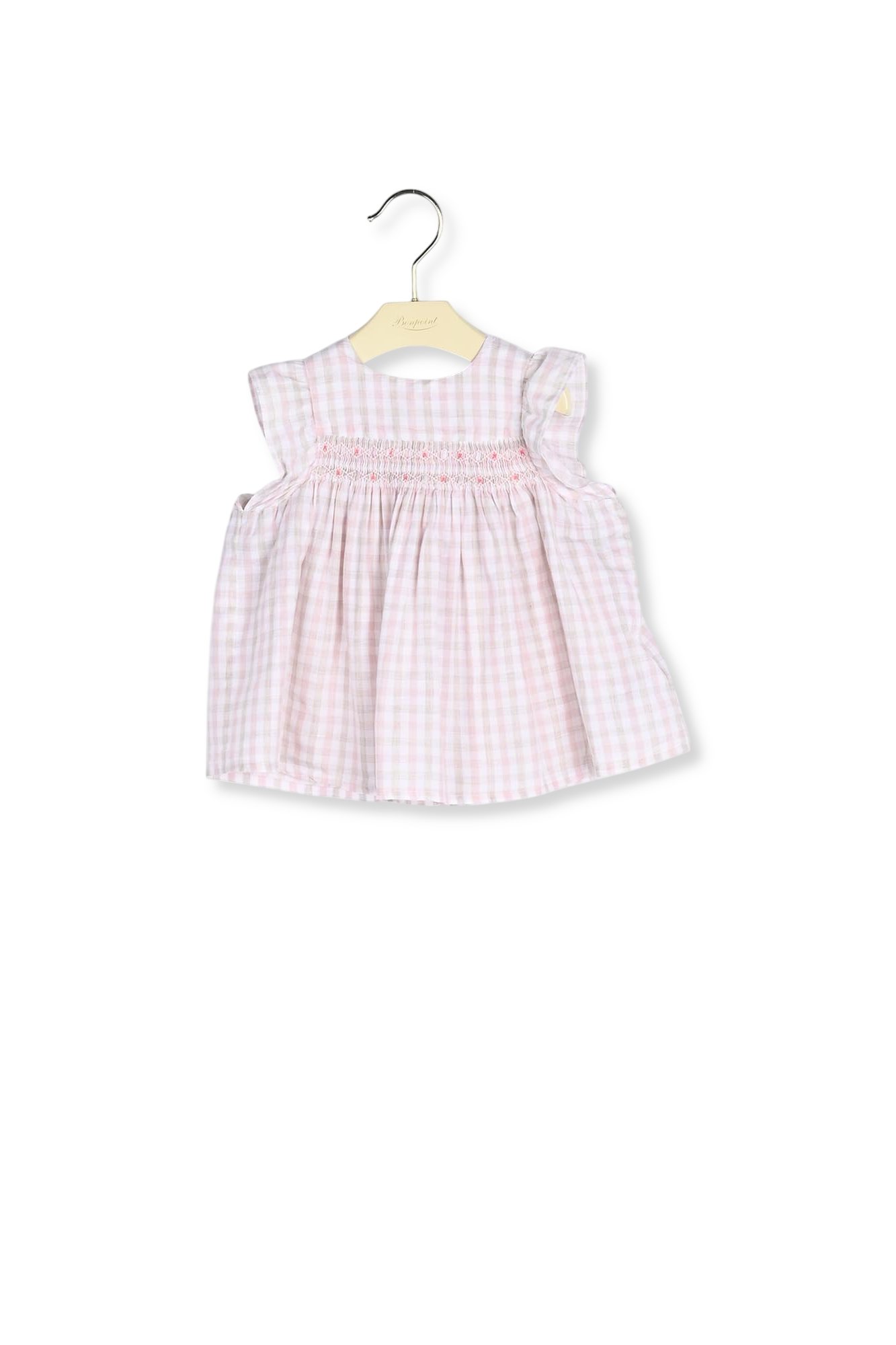 Blouse en coton et lin Bonpoint Vintage seconde main photo 2