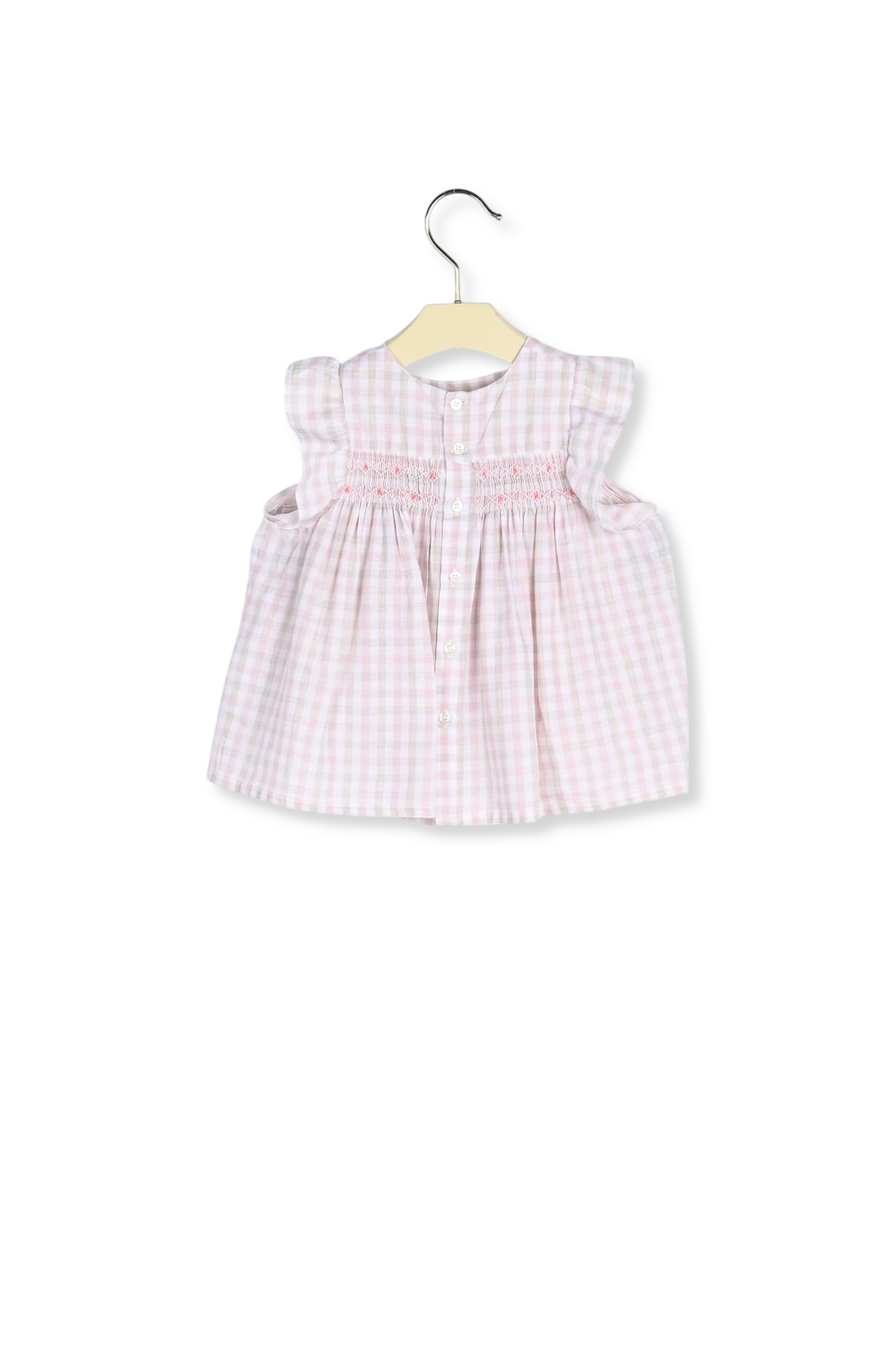 Blouse en coton et lin Bonpoint Vintage seconde main photo 3