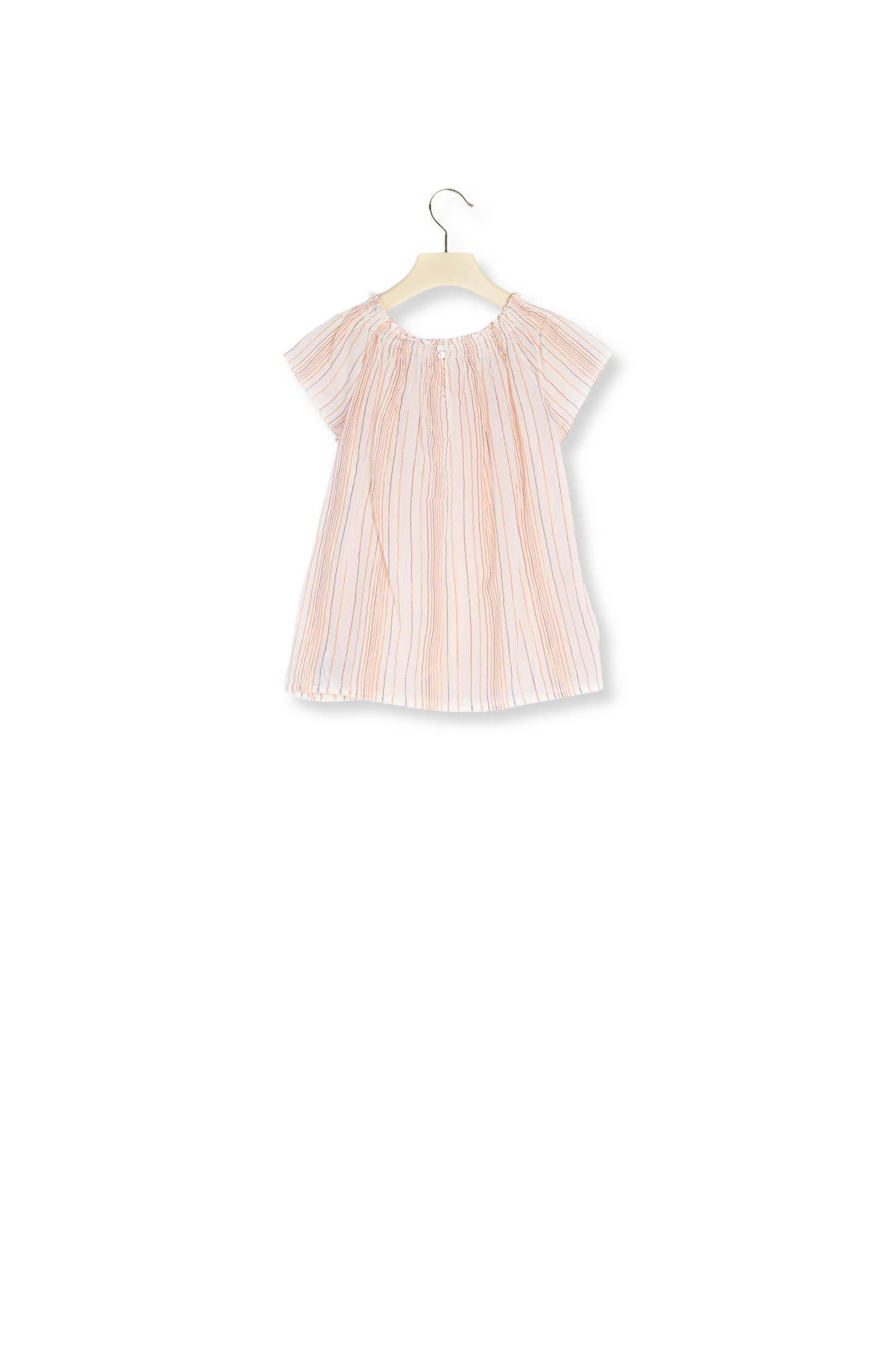 Blouse rayée métallisée Bonpoint Vintage seconde main photo 3