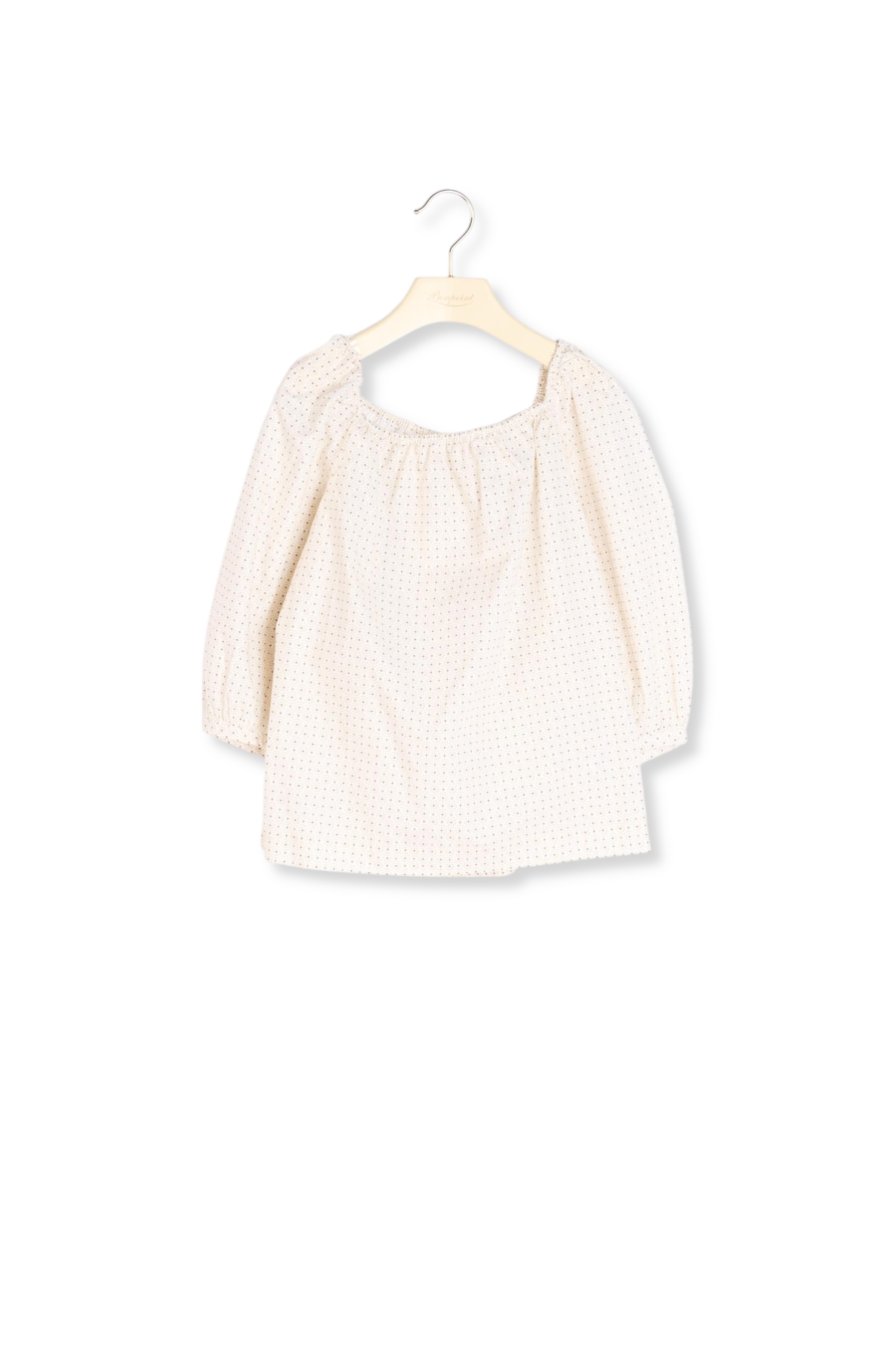 Blouse en voile de coton imprimé Bonpoint Vintage seconde main photo 2