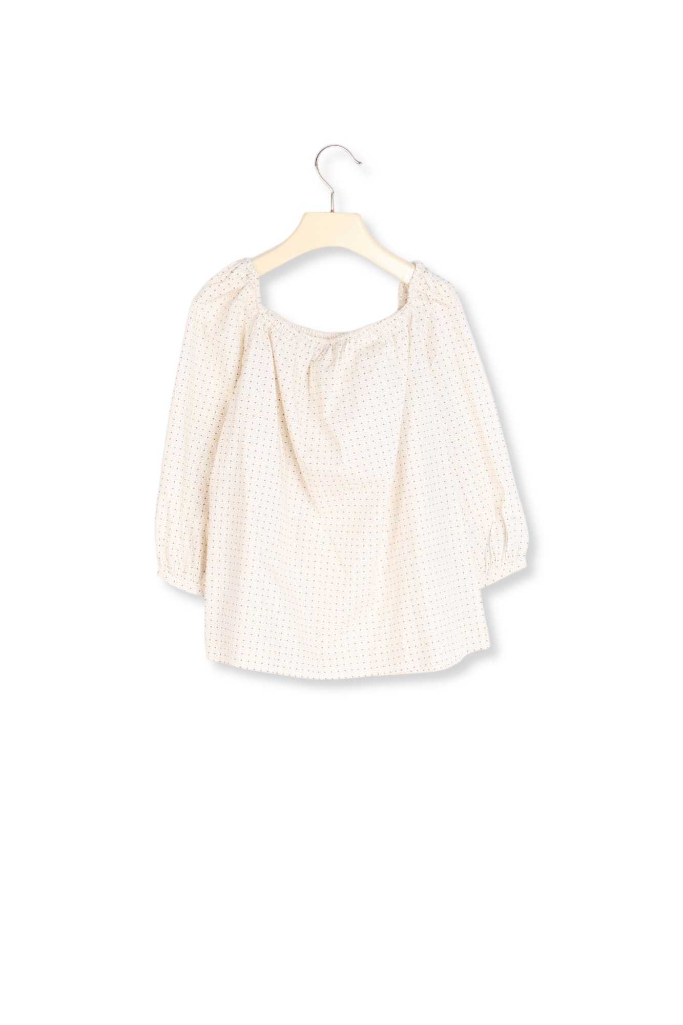Blouse en voile de coton imprimé Bonpoint Vintage seconde main photo 3