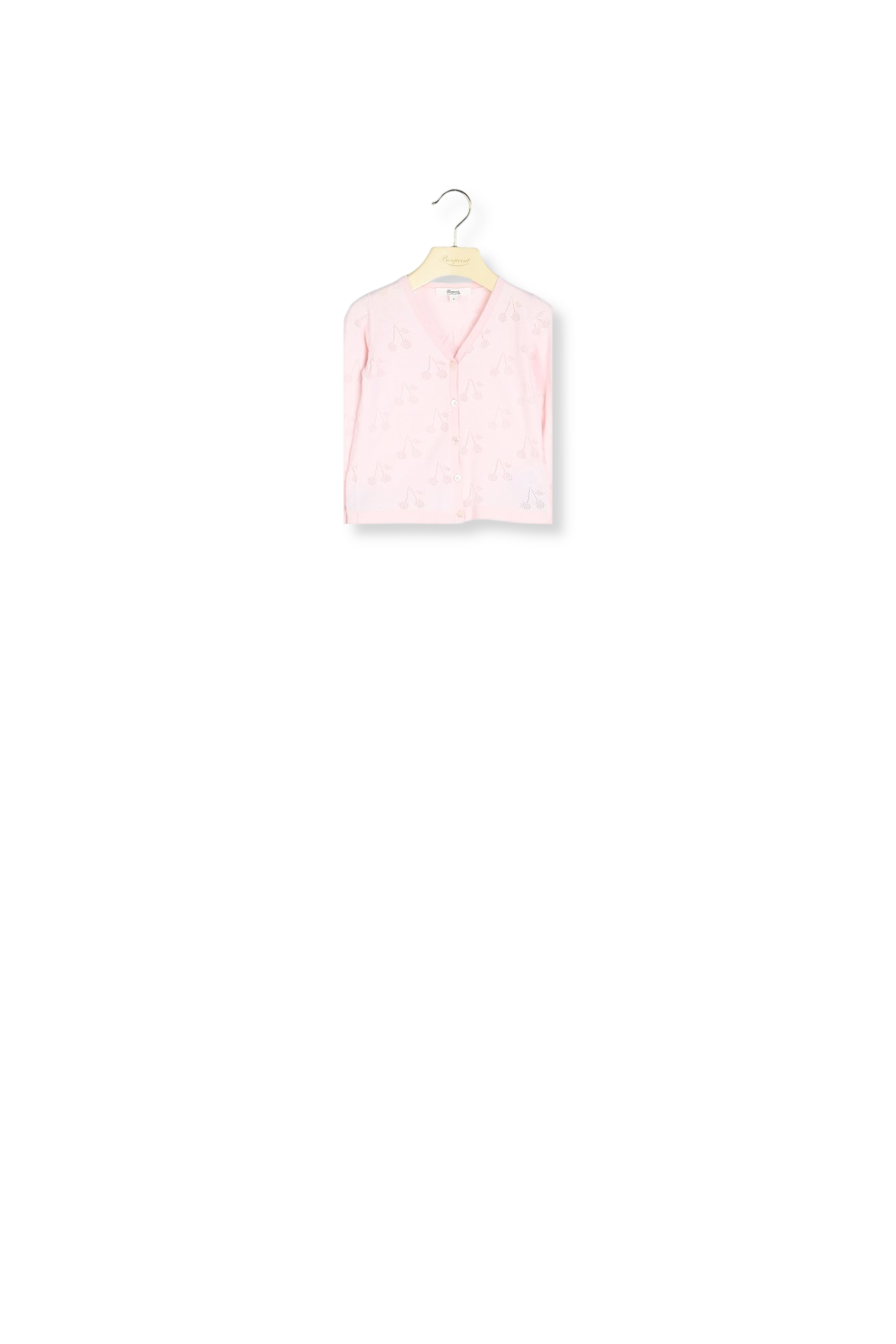 Cardigan en coton ajouré Bonpoint Vintage seconde main photo 2