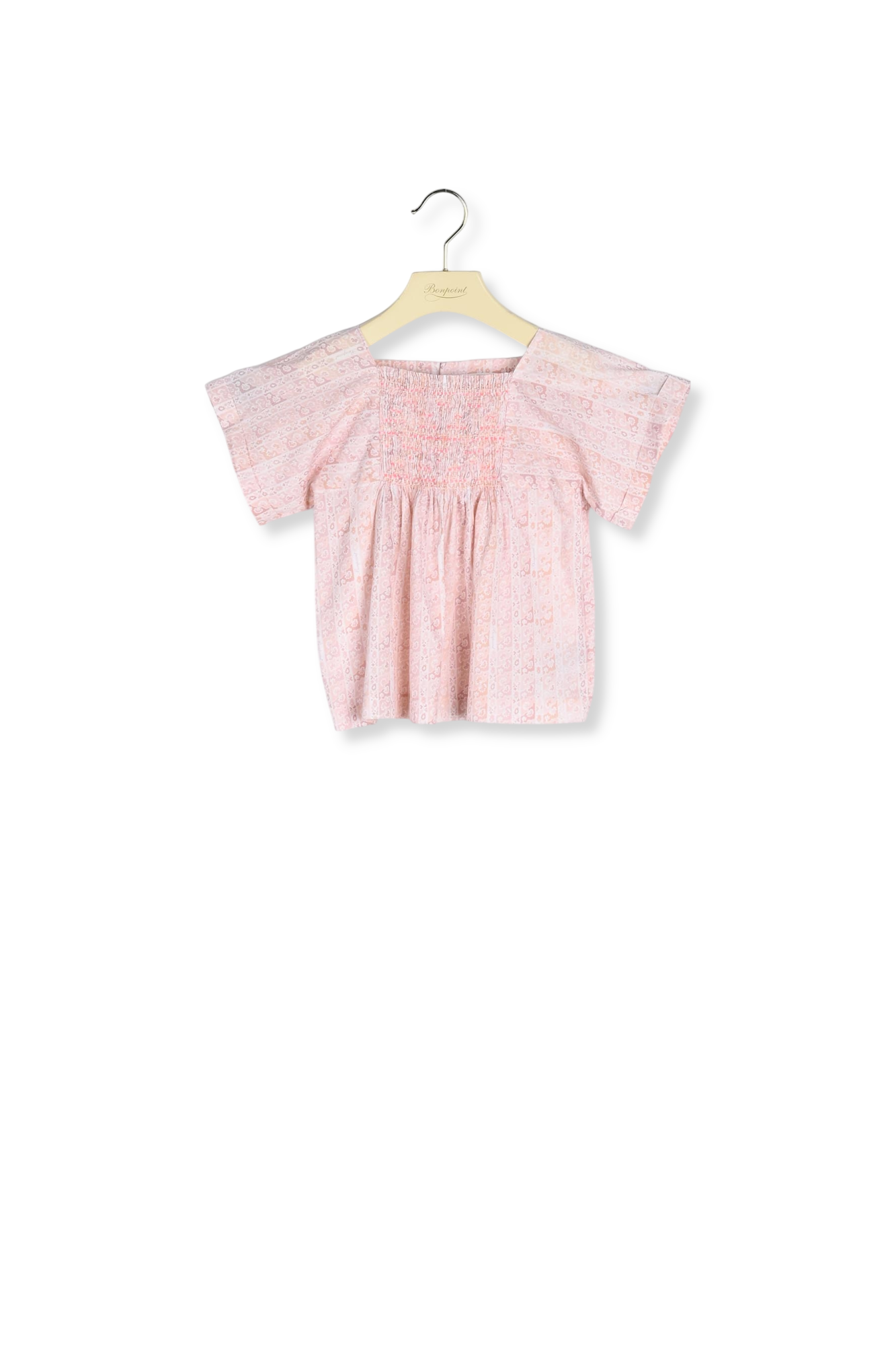 Blouse smockée en tissu Liberty Bonpoint Vintage seconde main photo 2