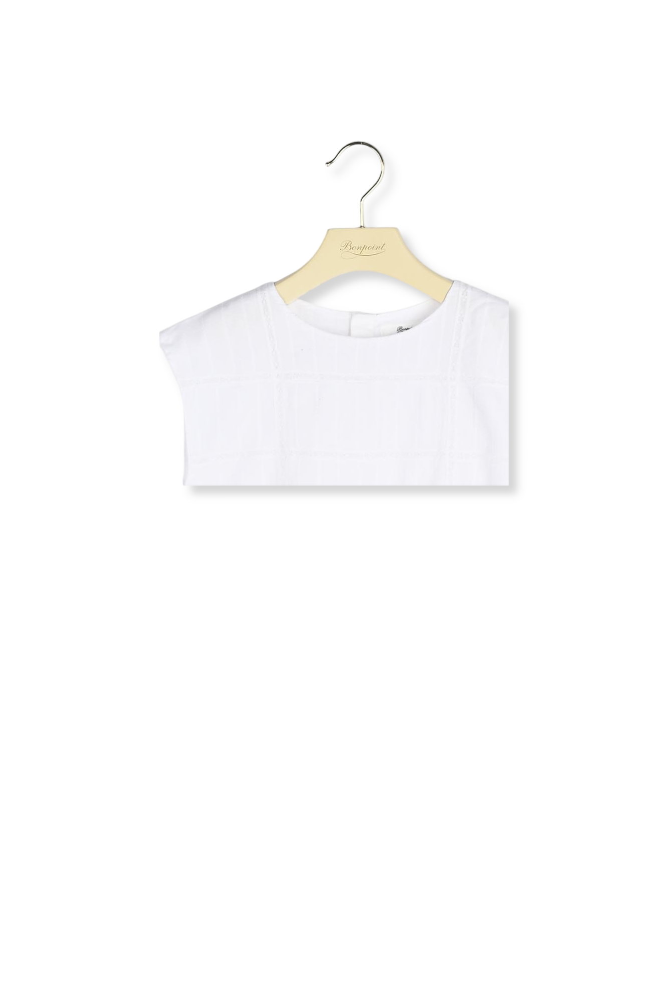 Blouse en coton et dentelle Bonpoint Vintage seconde main photo 2