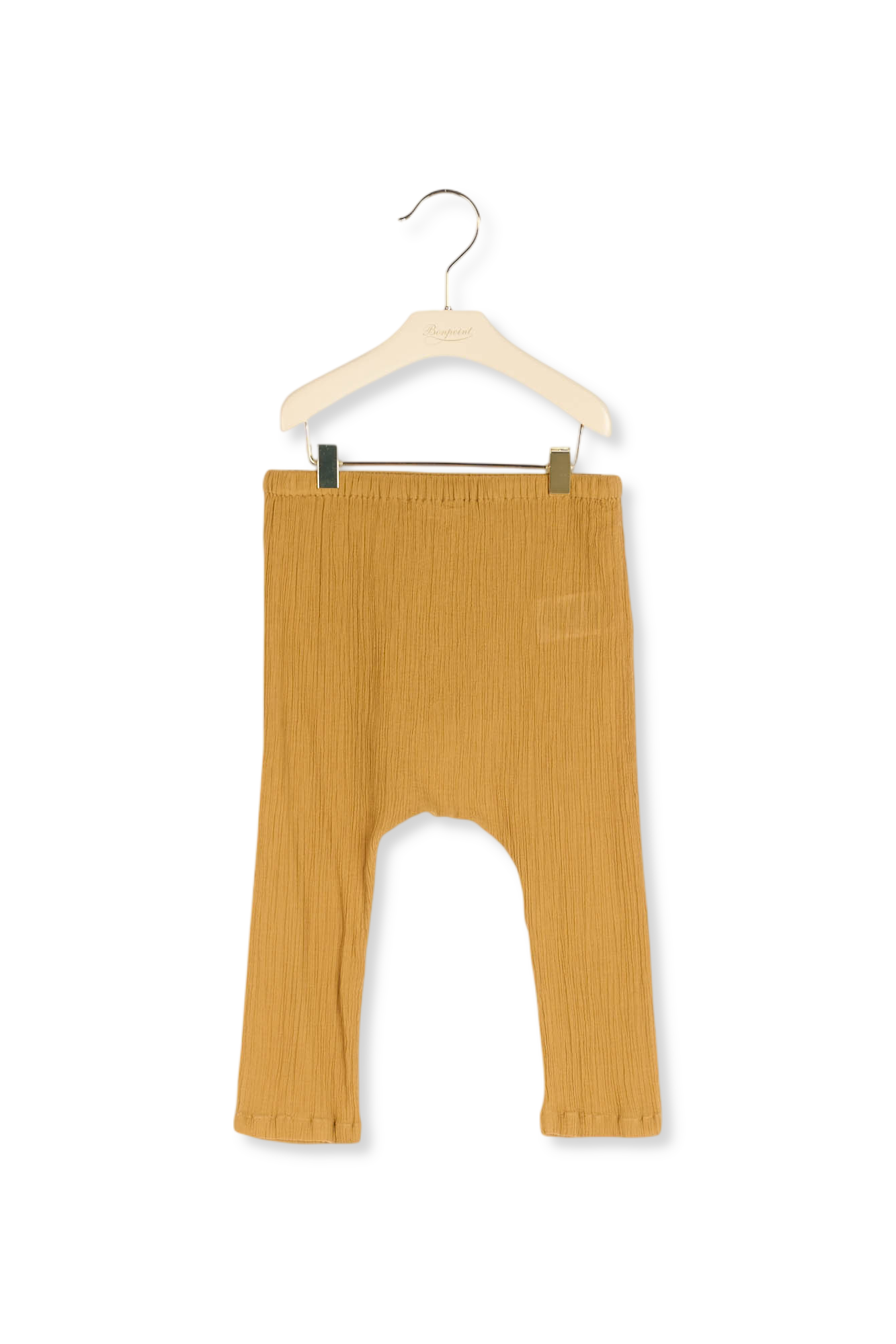 Pantalon en crêpe de coton Bonpoint Vintage seconde main photo 2