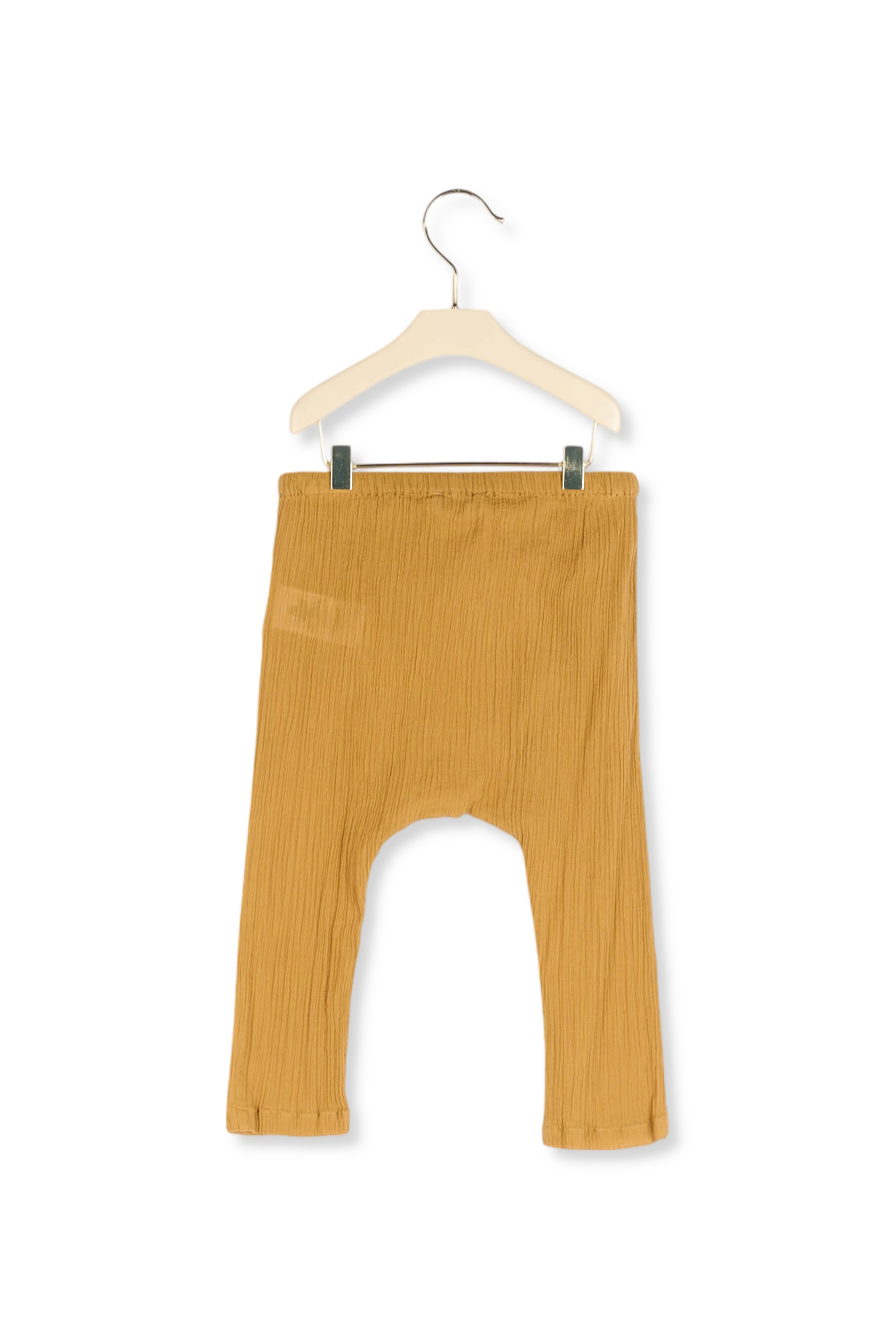 Pantalon en crêpe de coton Bonpoint Vintage seconde main photo 3