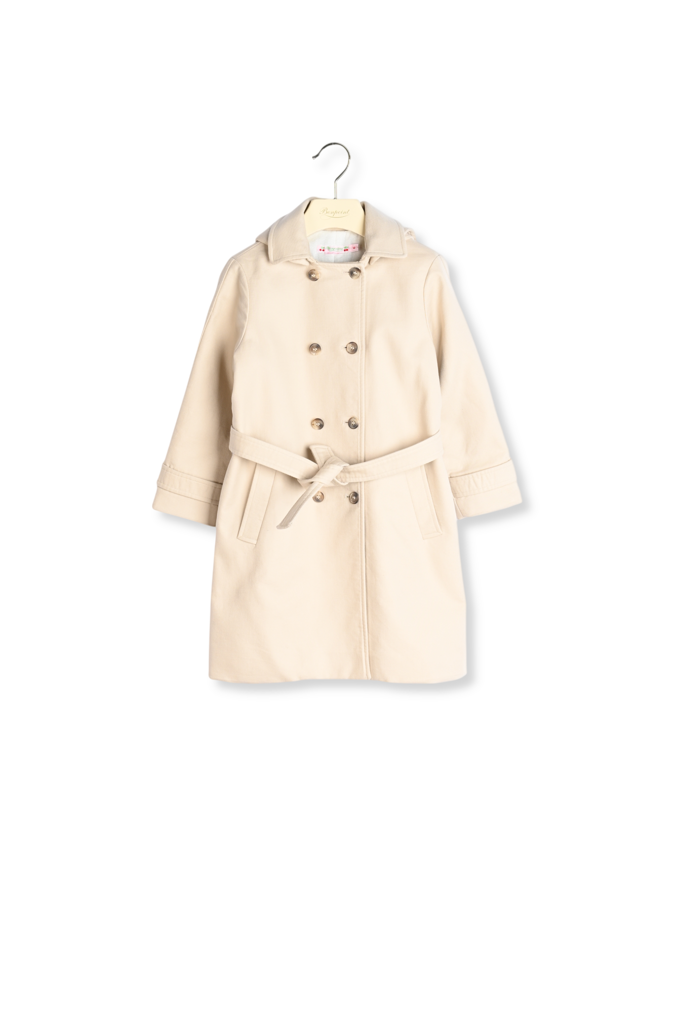 Trench en twill déperlant Bonpoint Vintage seconde main photo 2