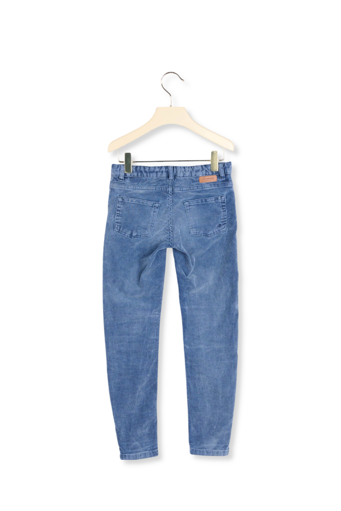 Pantalon slim en velours milleraies Bonpoint Vintage seconde main photo 3