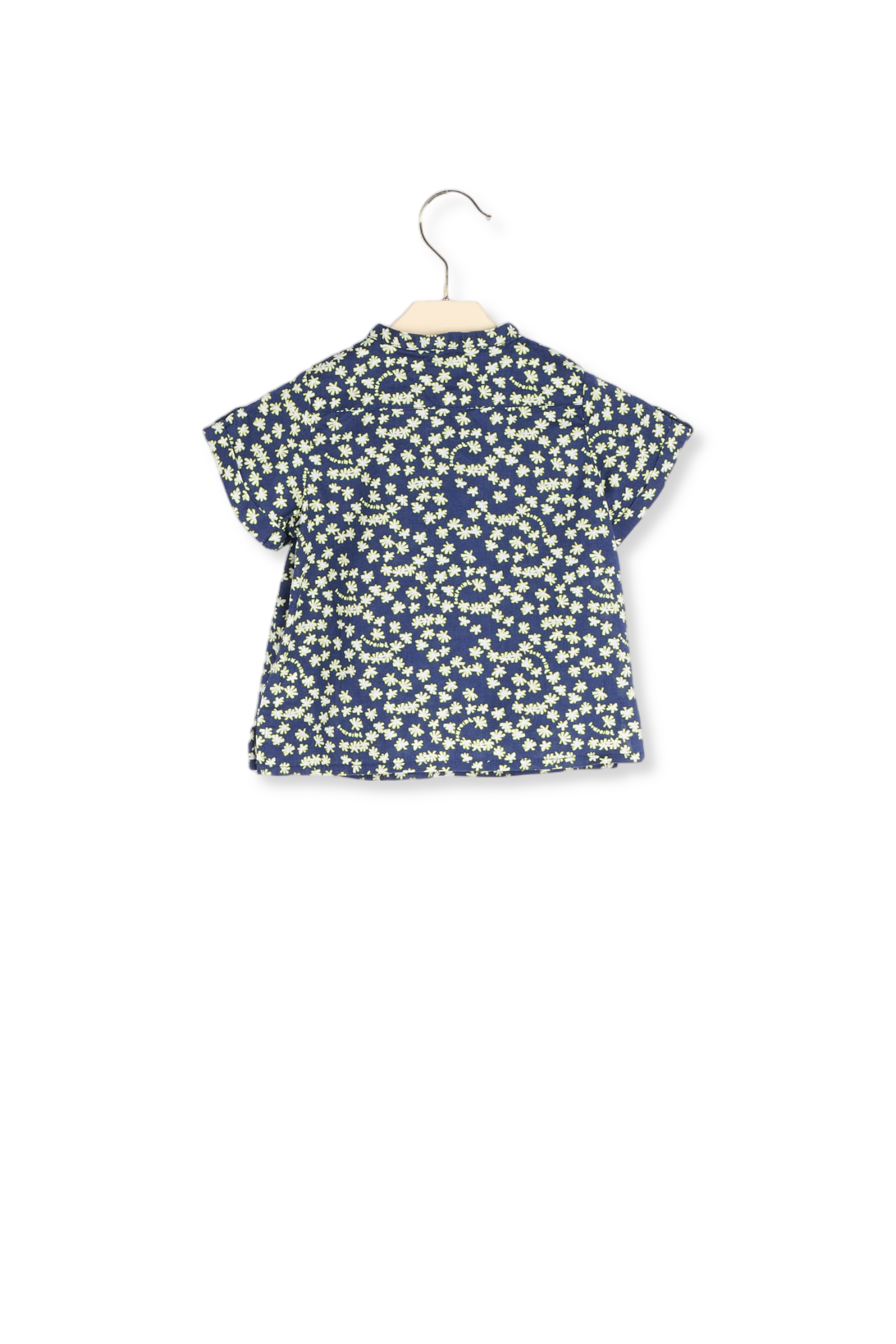 Chemise en coton imprimé Bonpoint Vintage seconde main photo 2