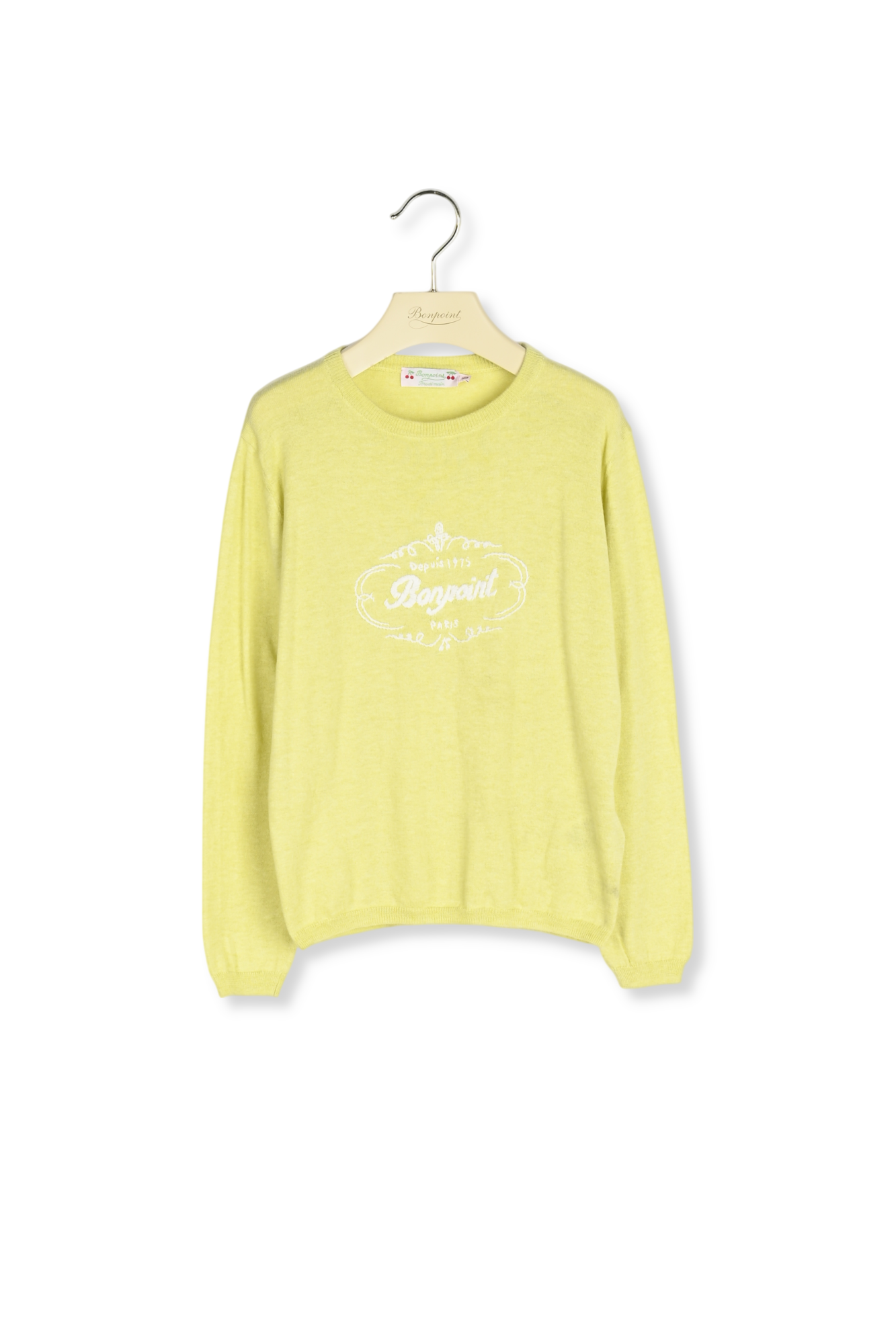 Pull avec broderie main Bonpoint Vintage seconde main photo 2