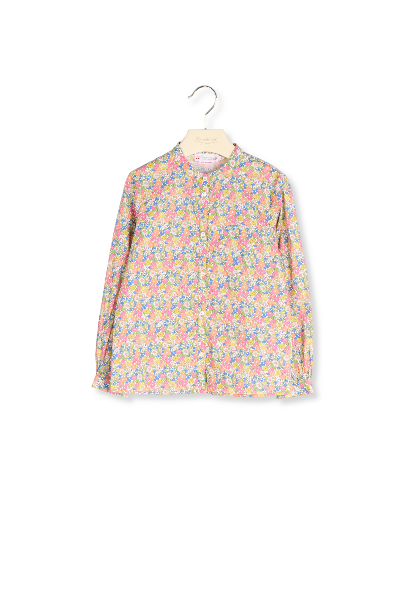 Blouse manches longues en tissu liberty Bonpoint Vintage seconde main photo 2