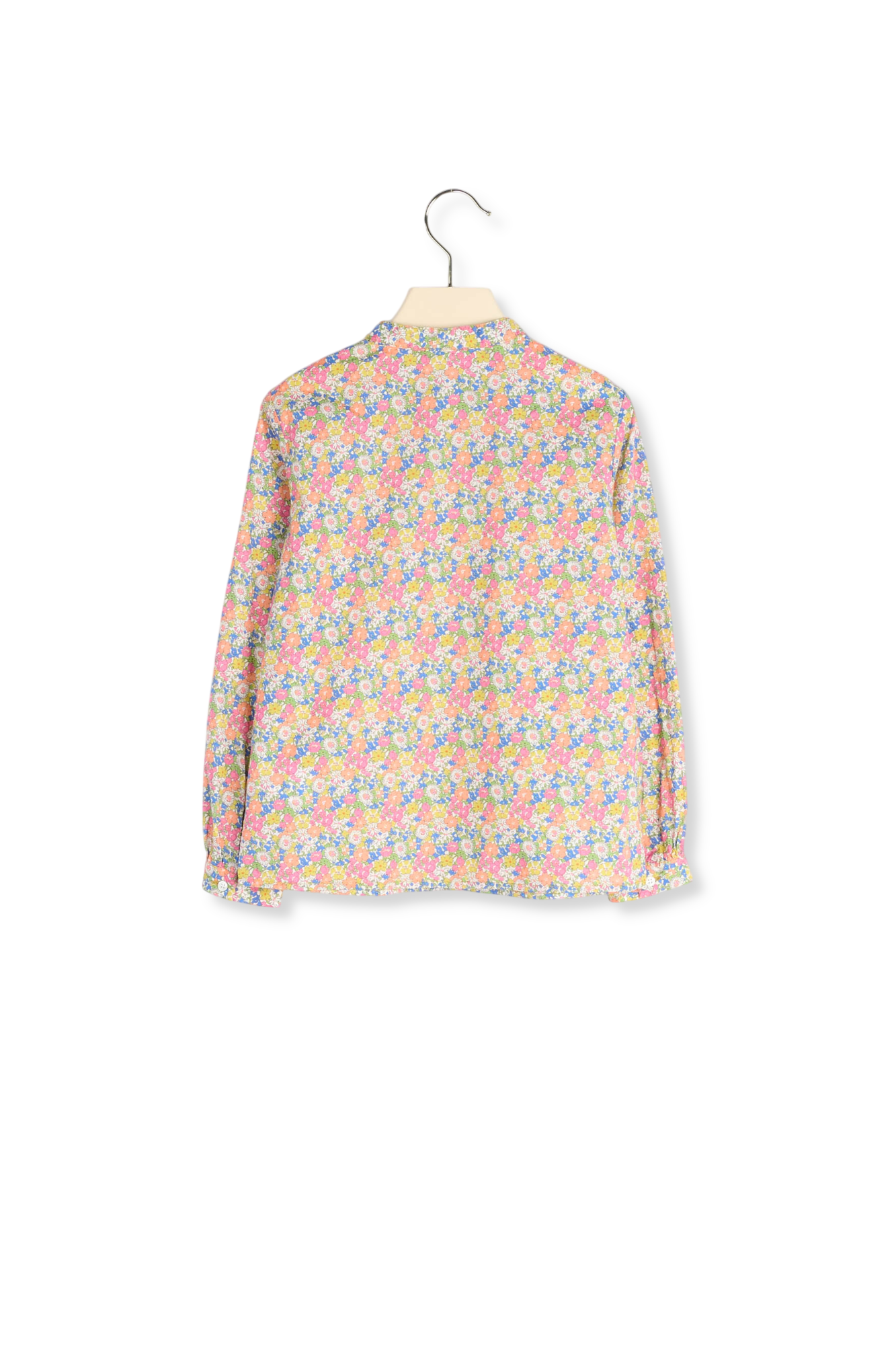 Blouse manches longues en tissu liberty Bonpoint Vintage seconde main photo 3