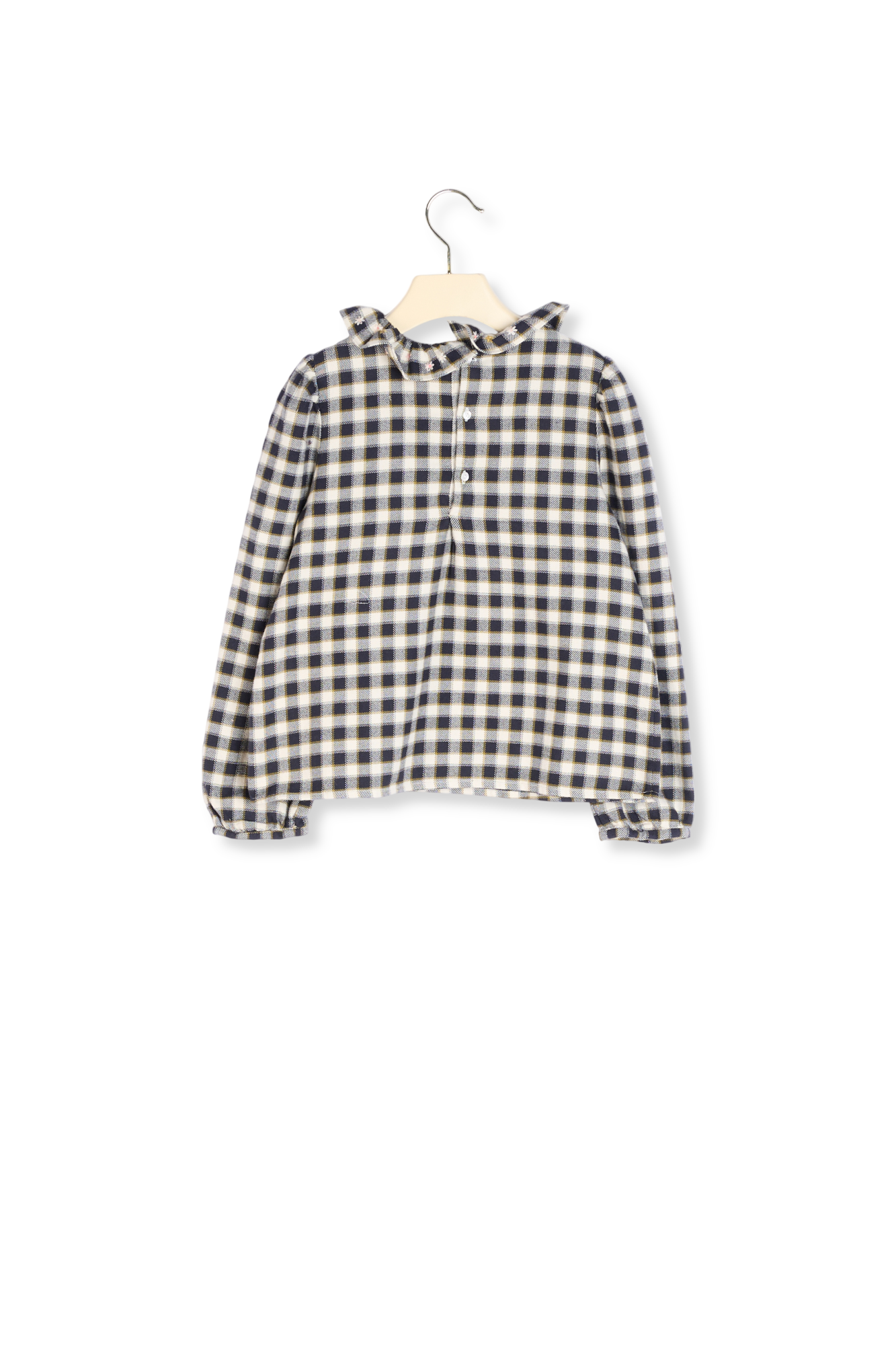 Blouse brodée Timber Bonpoint Vintage seconde main photo 3