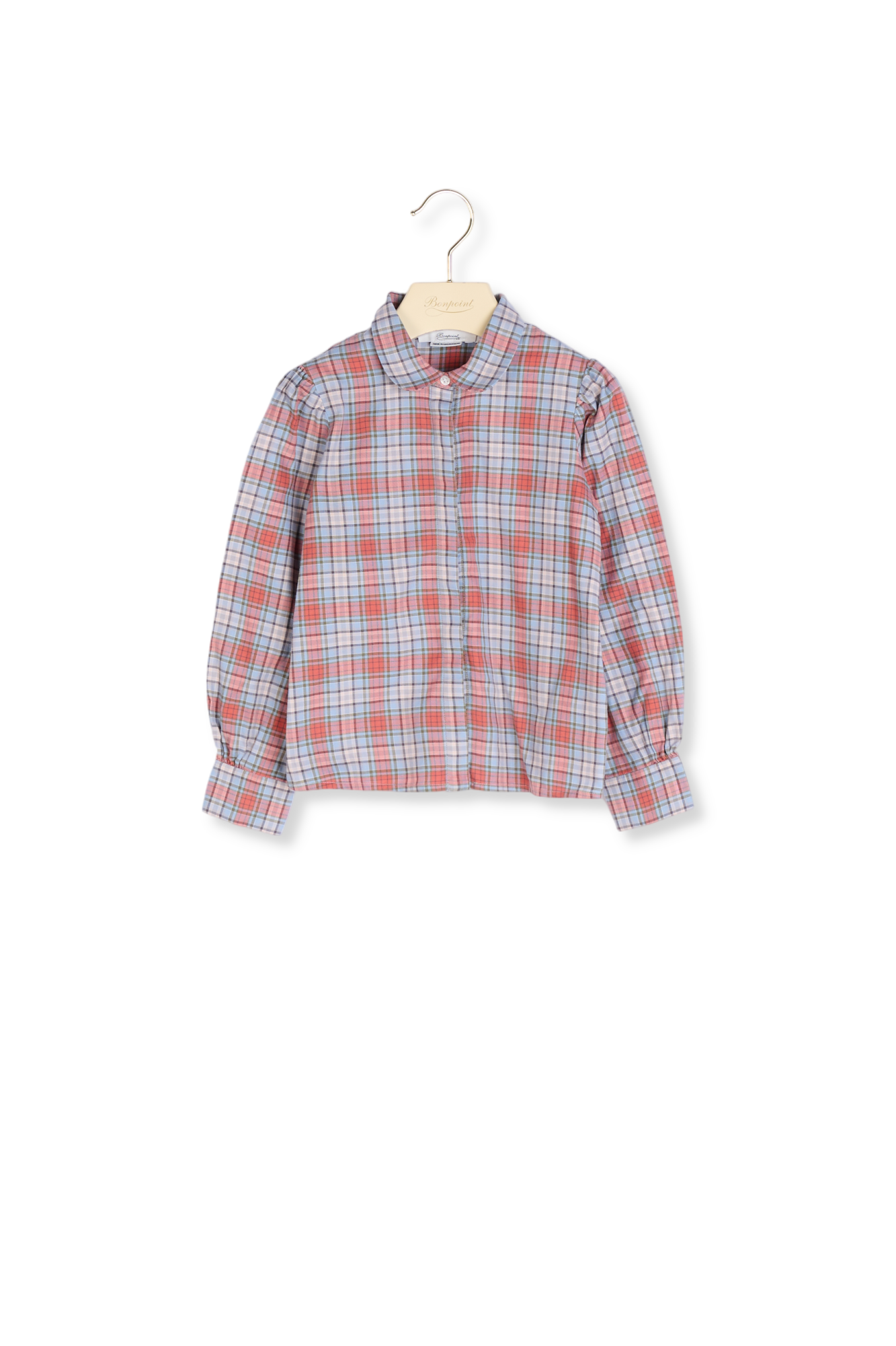 Blouse à carreaux Bonpoint Vintage seconde main photo 1