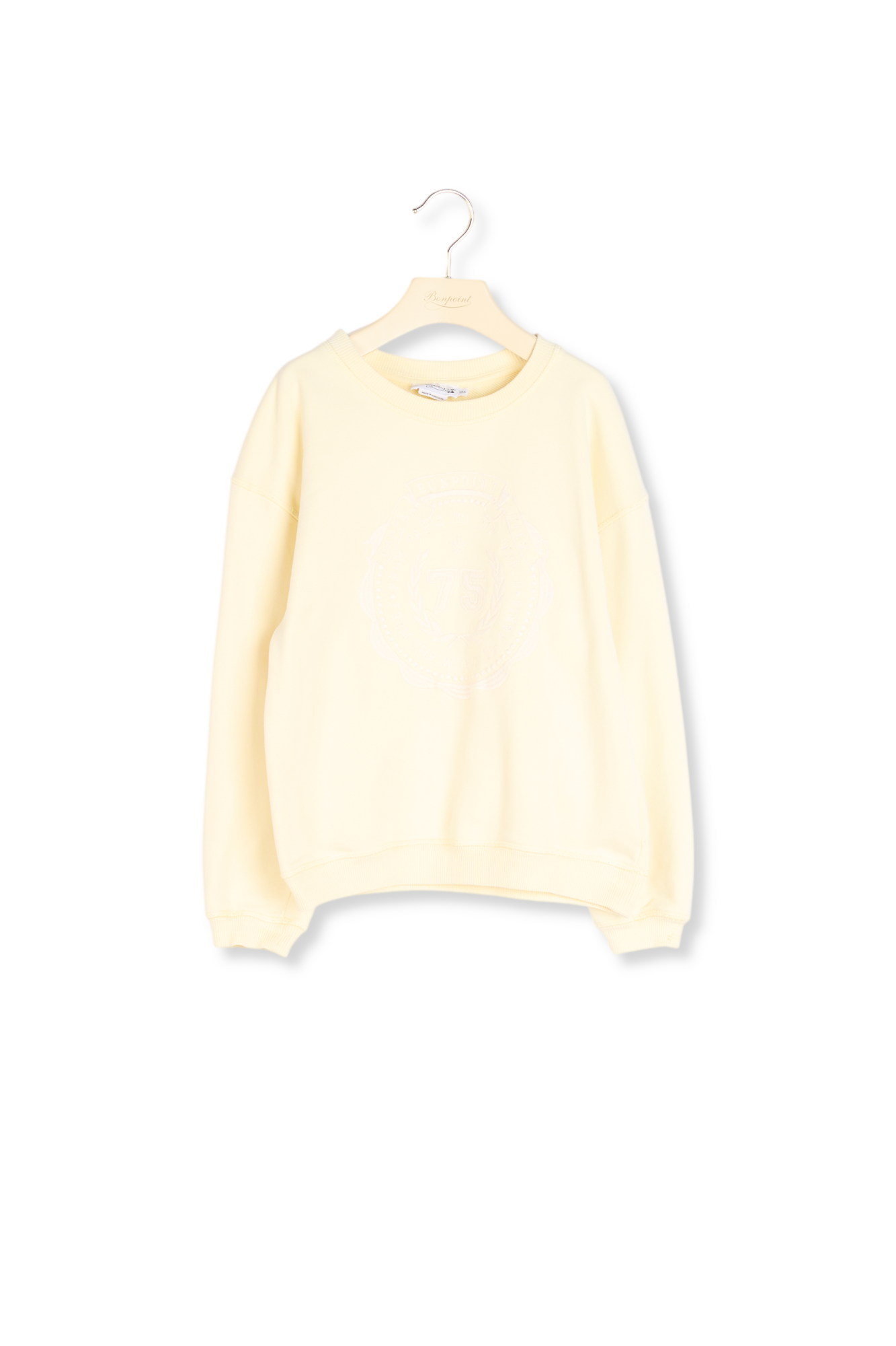 Sweat à écusson brodé Bonpoint Vintage seconde main photo 2