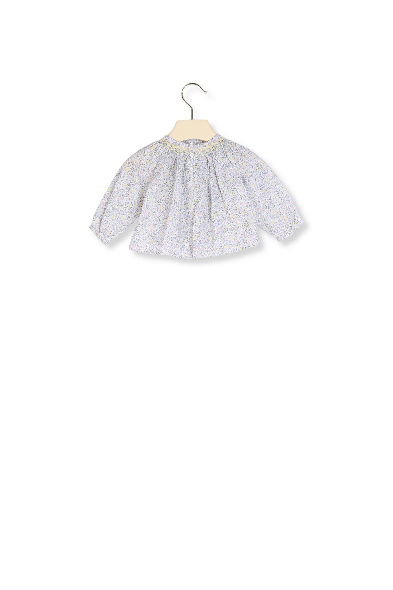 Blouse smockée Griotte Bonpoint Vintage seconde main photo 3