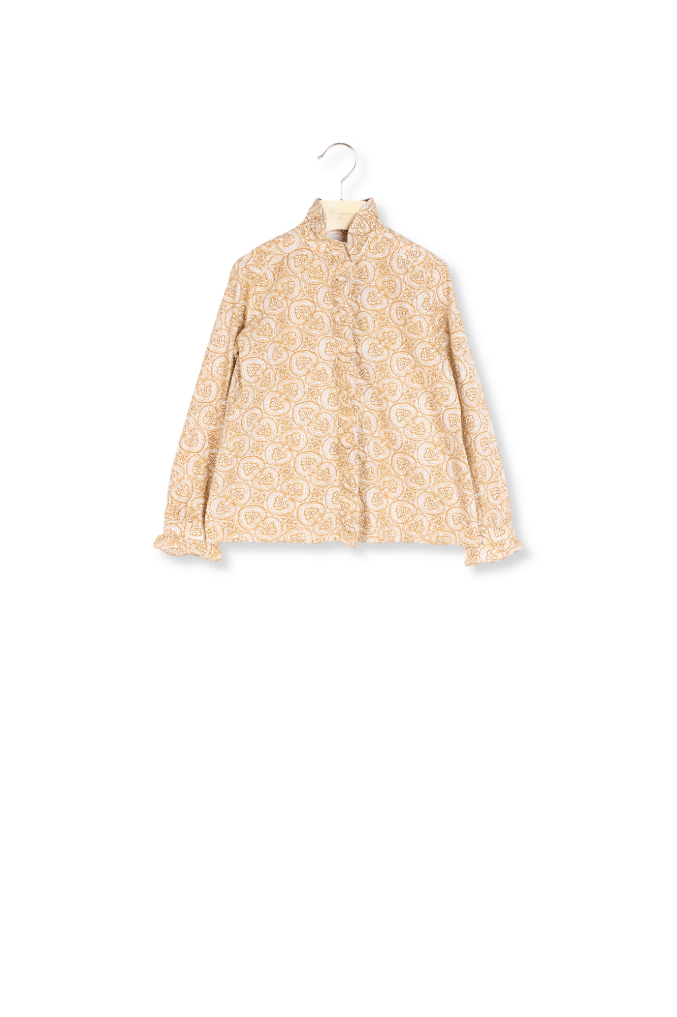 Blouse en coton bio imprimé Bonpoint Vintage seconde main photo 2
