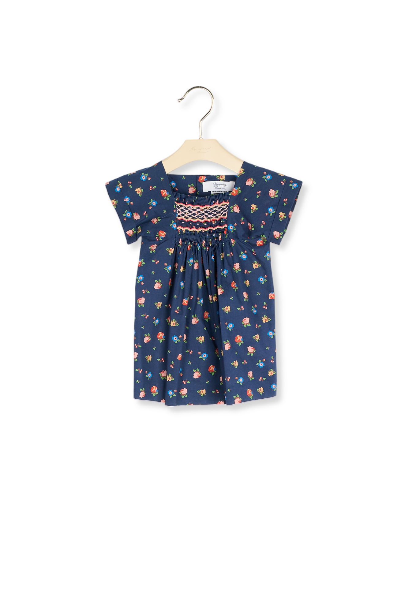 Robe smockée en tissu Liberty Bonpoint Vintage seconde main photo 2