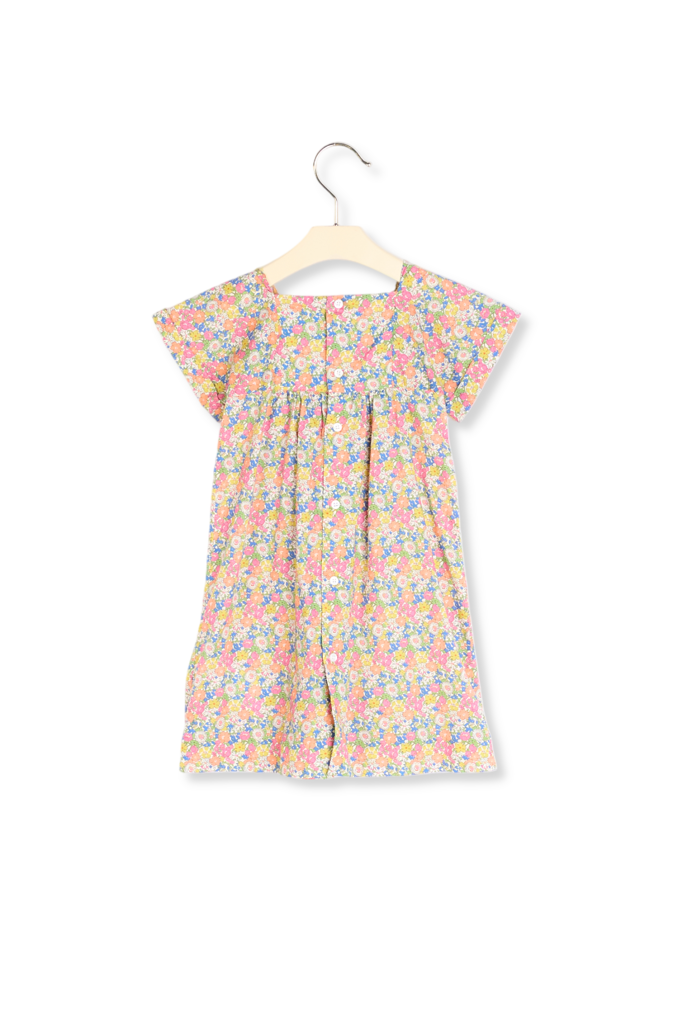 Robe en tissu liberty exclusif Bonpoint Vintage seconde main photo 3