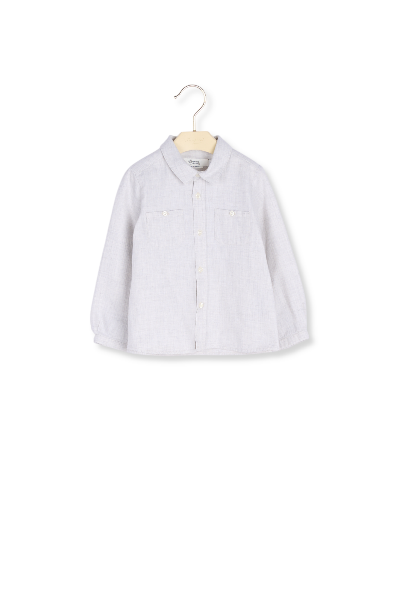 Chemise en coton émerisé Bonpoint Vintage seconde main photo 2