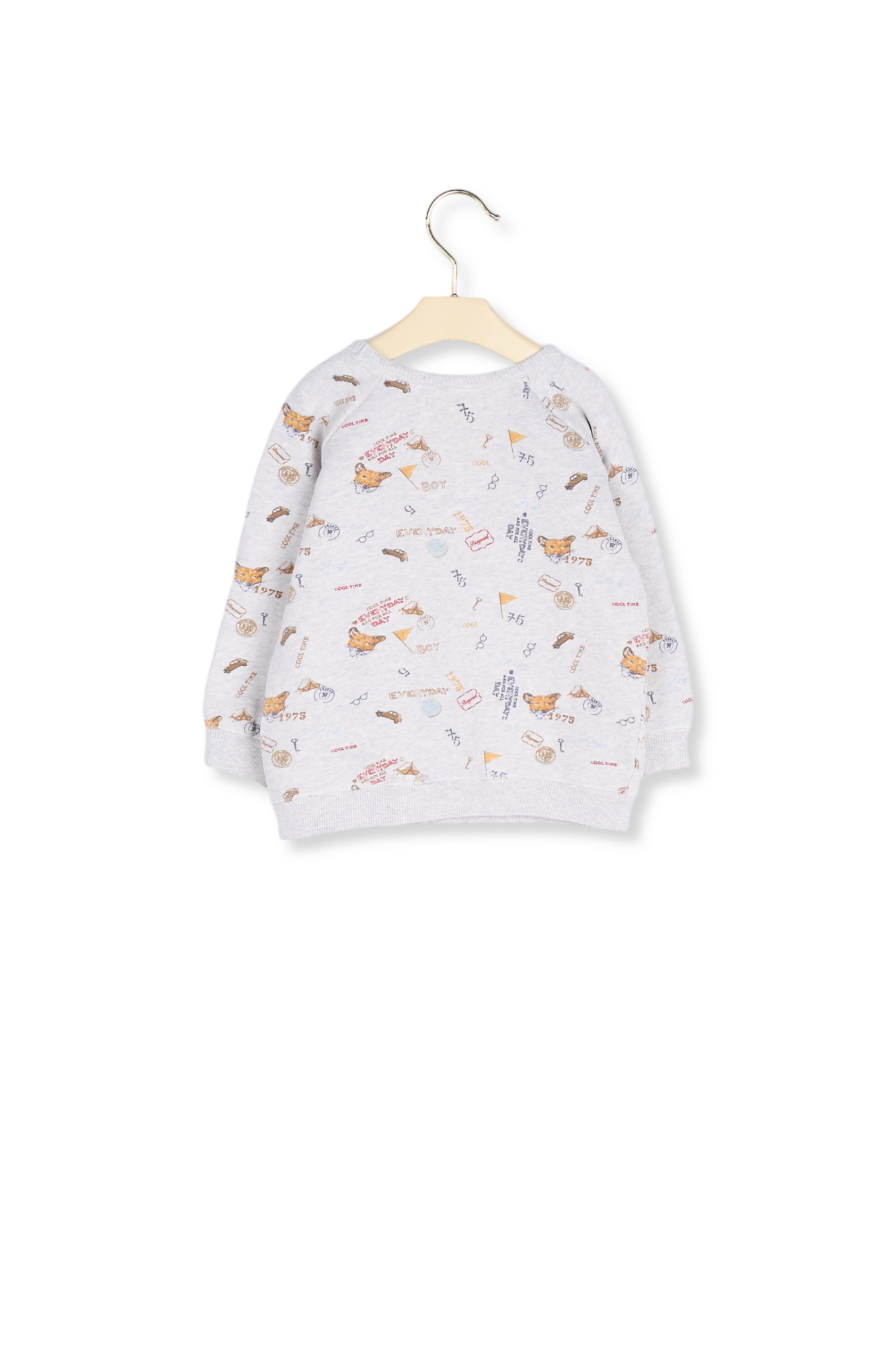 Sweat en molleton imprimé Bonpoint Vintage seconde main photo 3