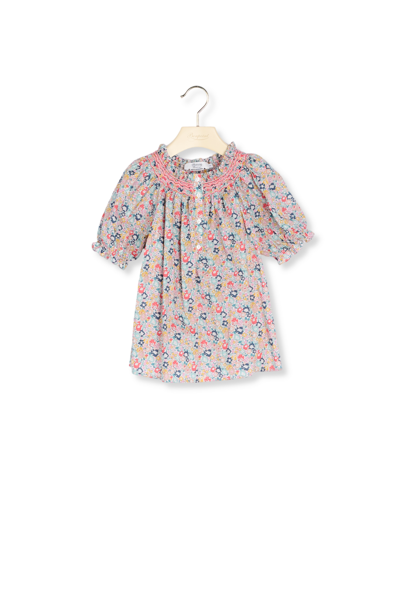Blouse en tissu Liberty exclusif Bonpoint Vintage seconde main photo 2