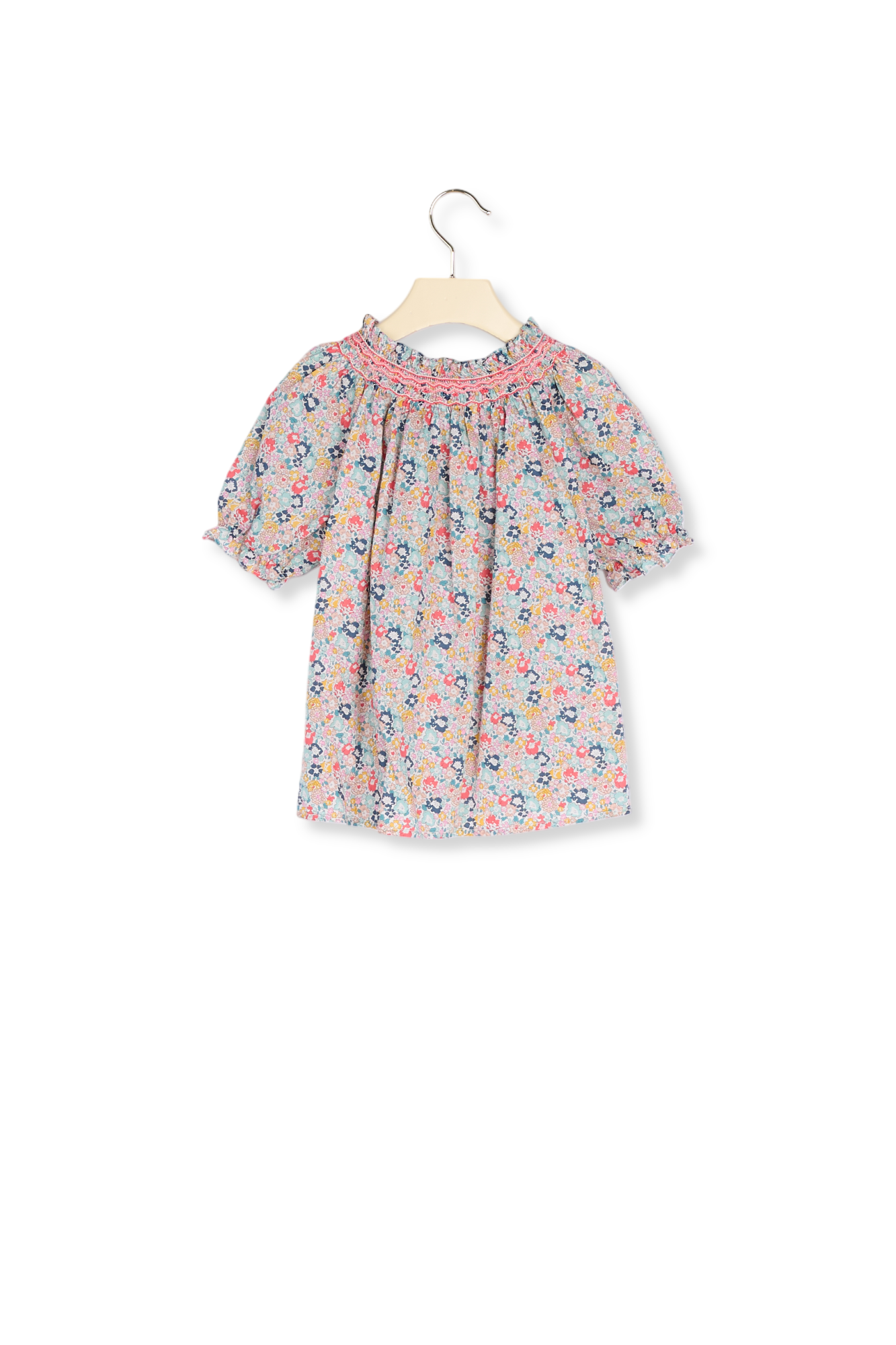 Blouse en tissu Liberty exclusif Bonpoint Vintage seconde main photo 3