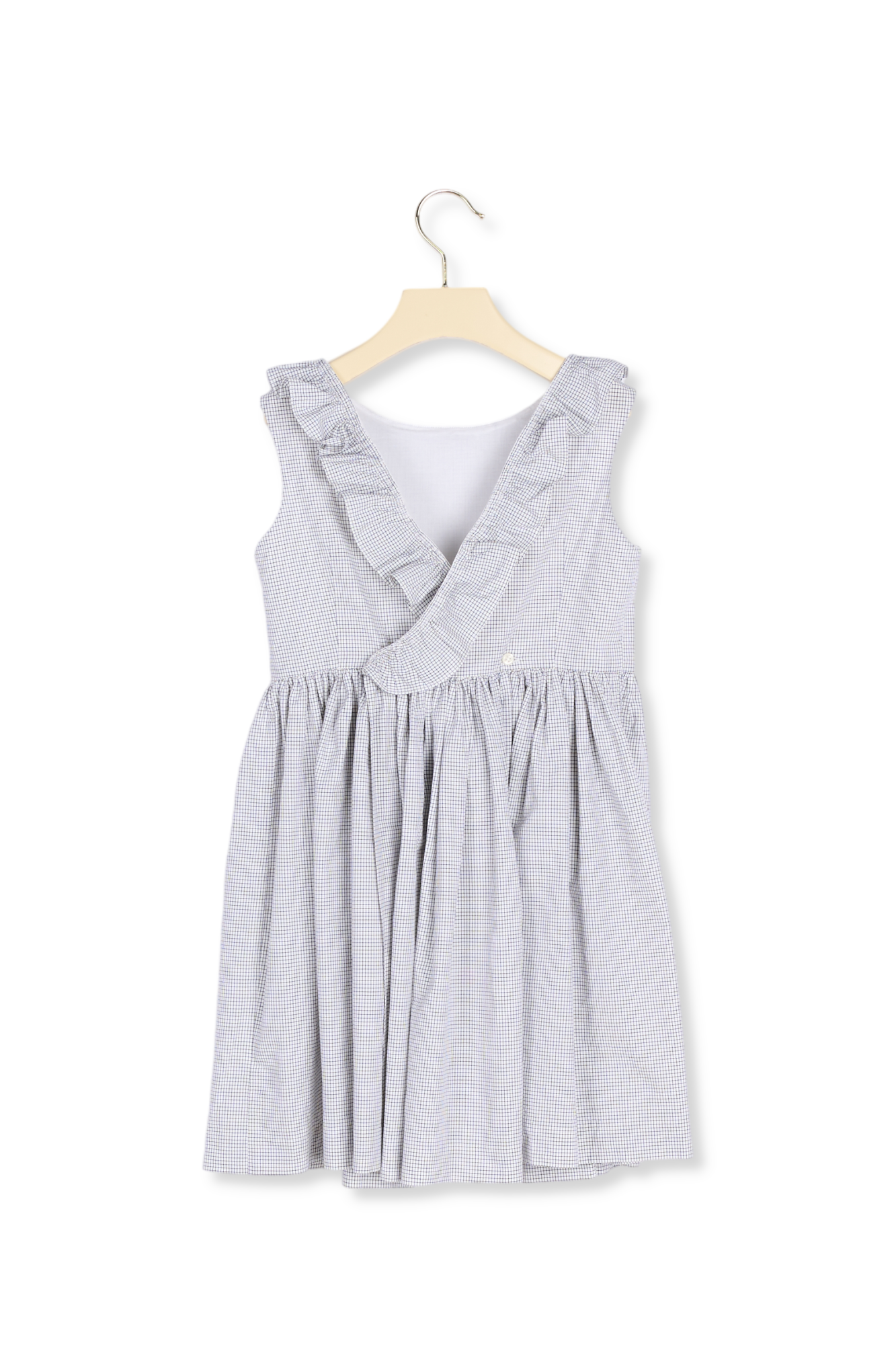 Robe avec volant carreaux Bonpoint Vintage seconde main photo 2