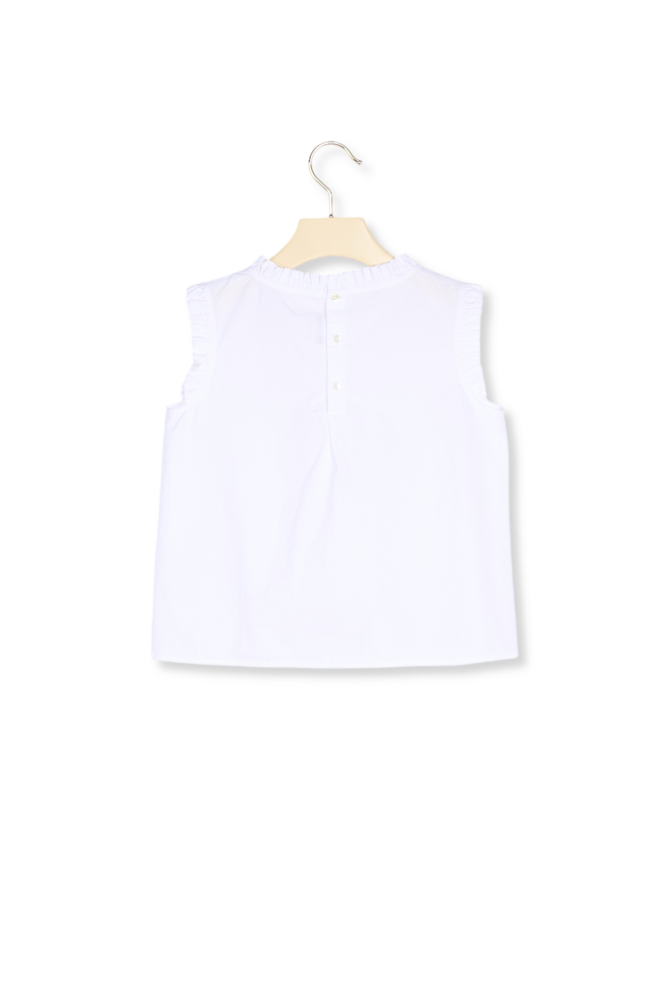 Blouse avec petits volants Bonpoint Vintage seconde main photo 3