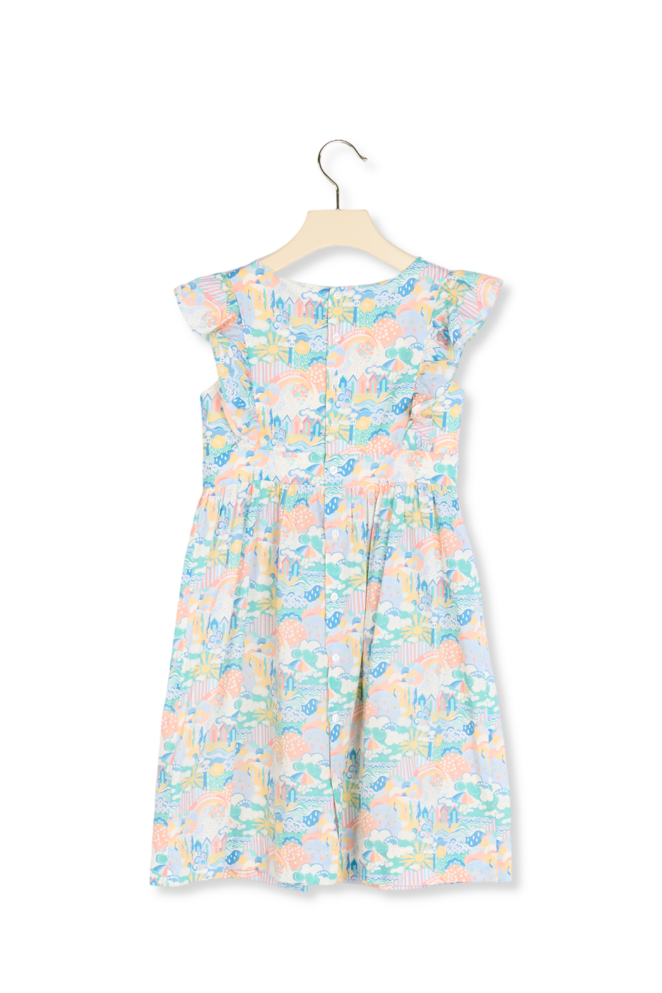 Robe en tissu Liberty exclusif Bonpoint Vintage seconde main photo 3