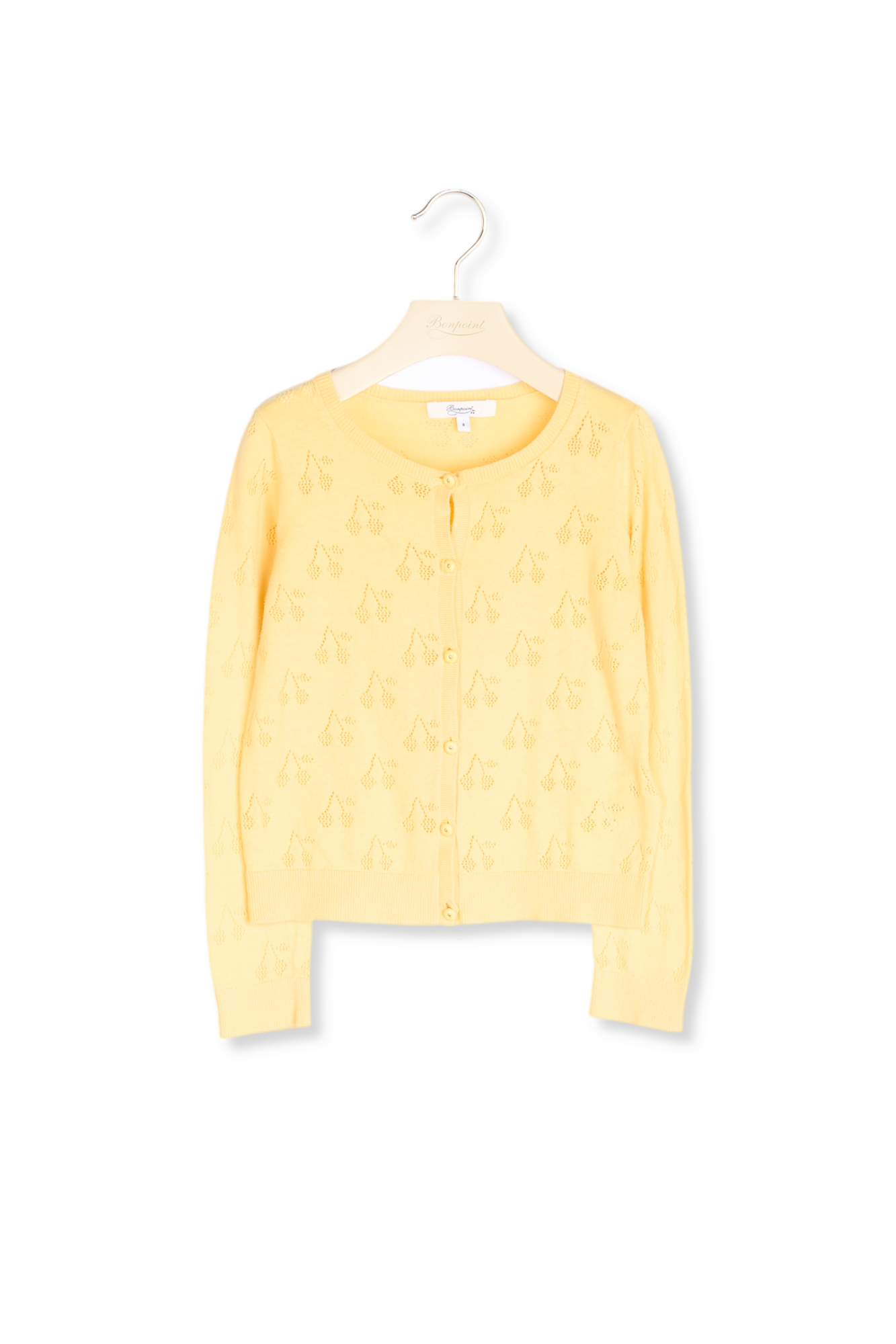 Cardigan en coton ajouré Bonpoint Vintage seconde main photo 1
