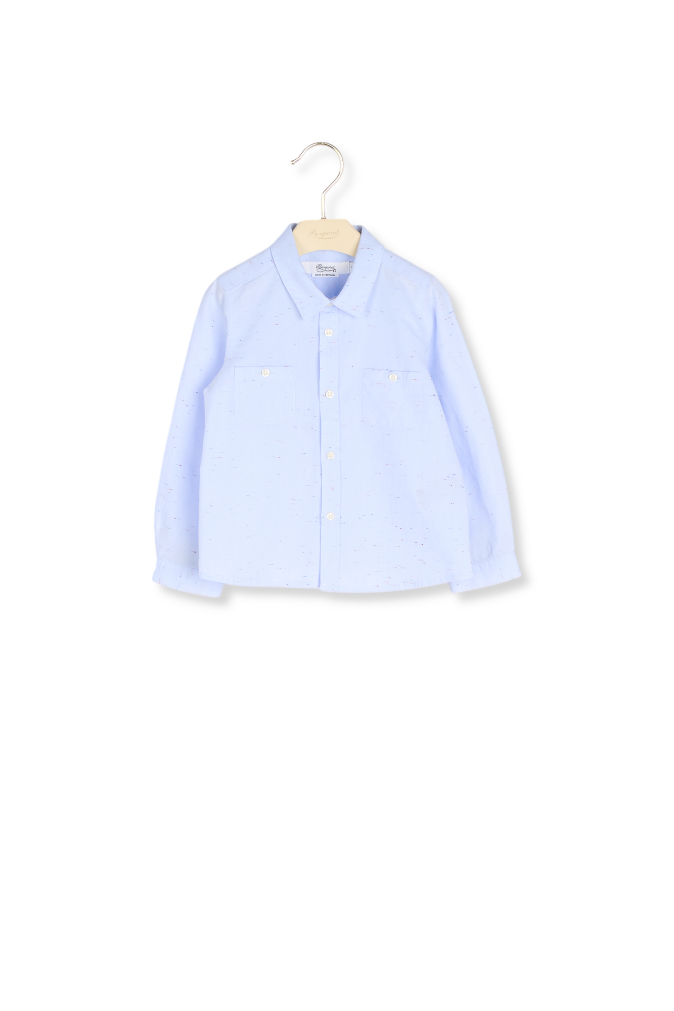 Chemise en popeline mouchetée Bonpoint Vintage seconde main photo 2