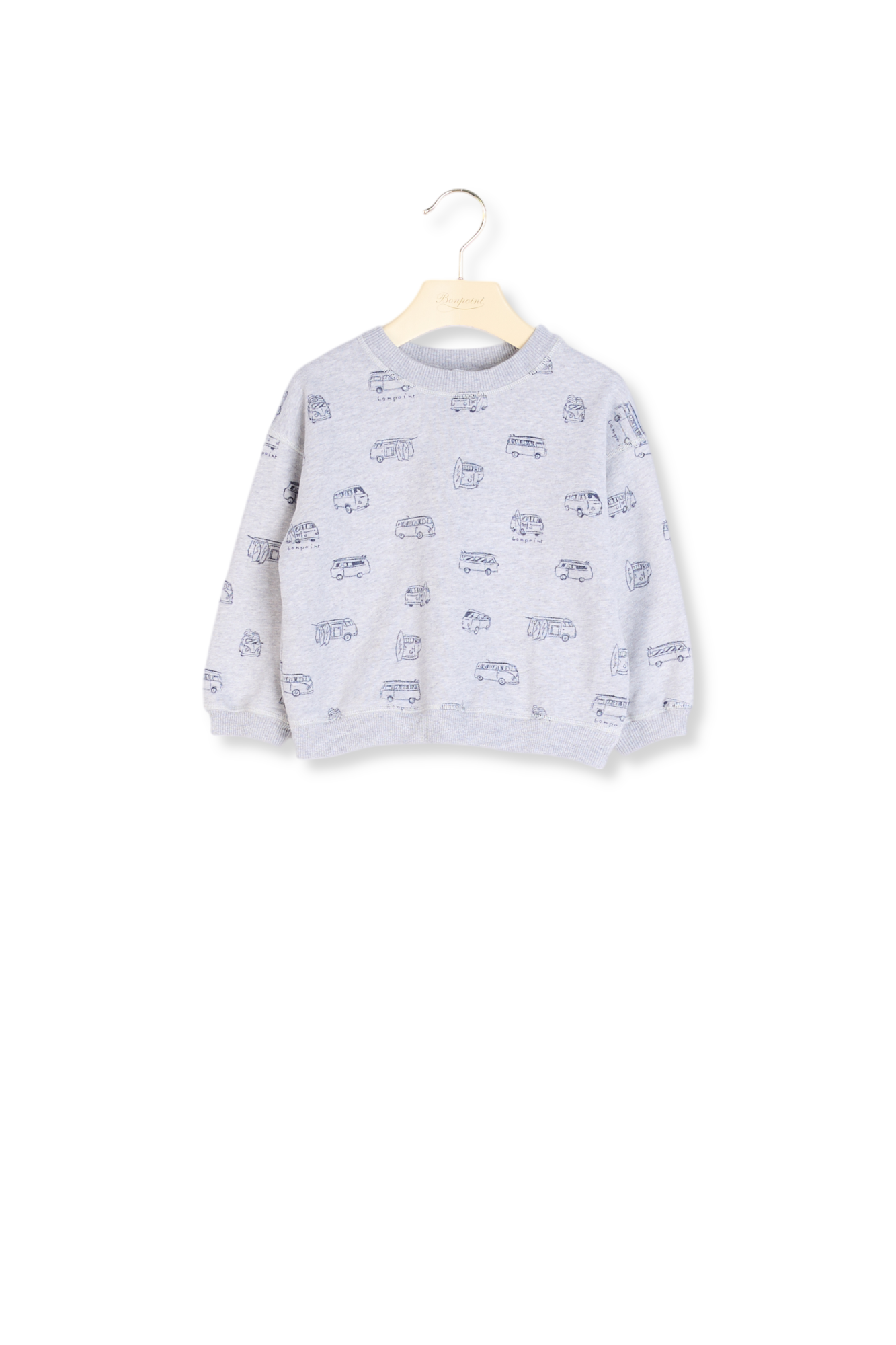 Sweat-shirt en molleton imprimé Bonpoint Vintage seconde main photo 2