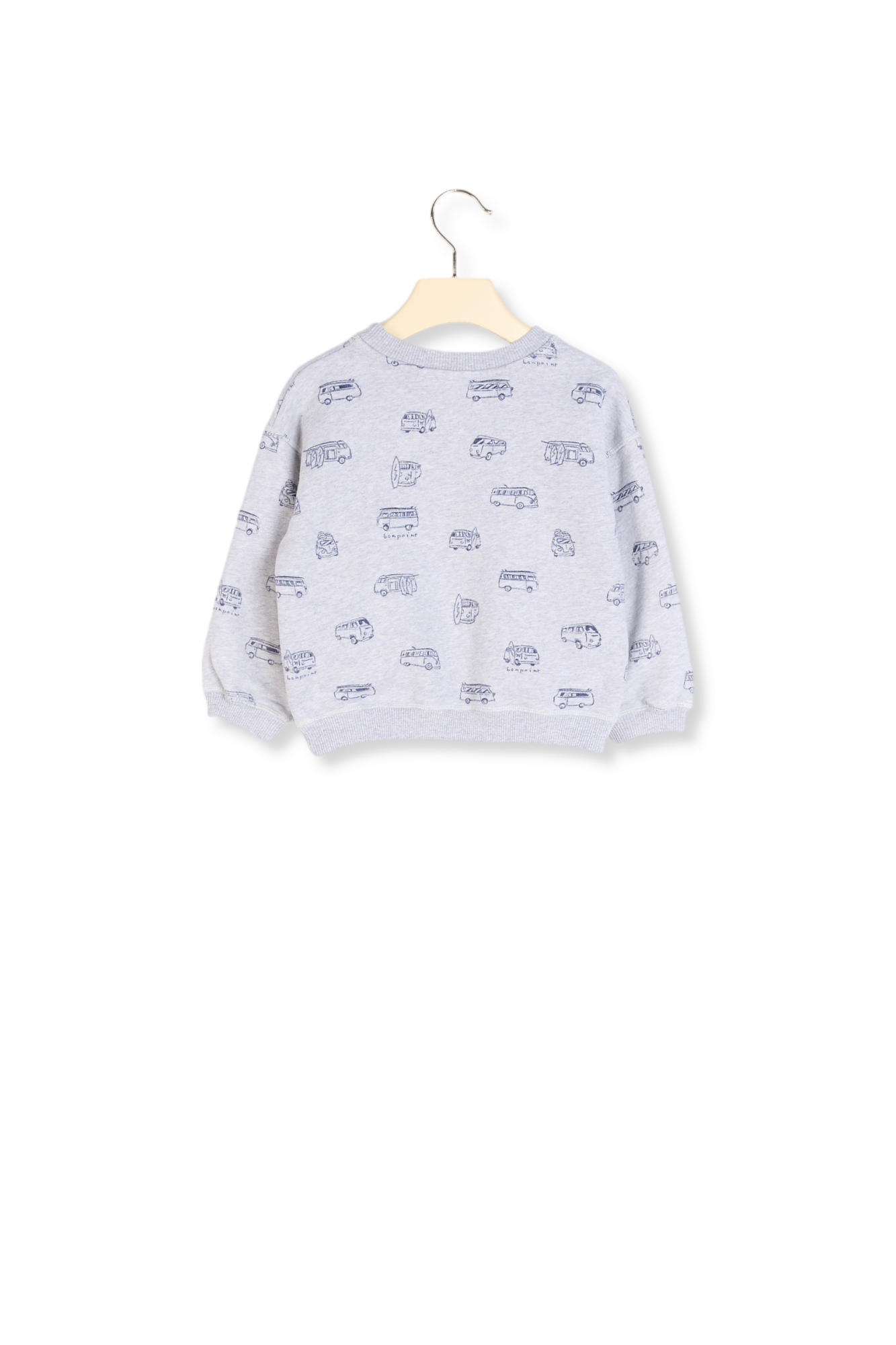 Sweat-shirt en molleton imprimé Bonpoint Vintage seconde main photo 3