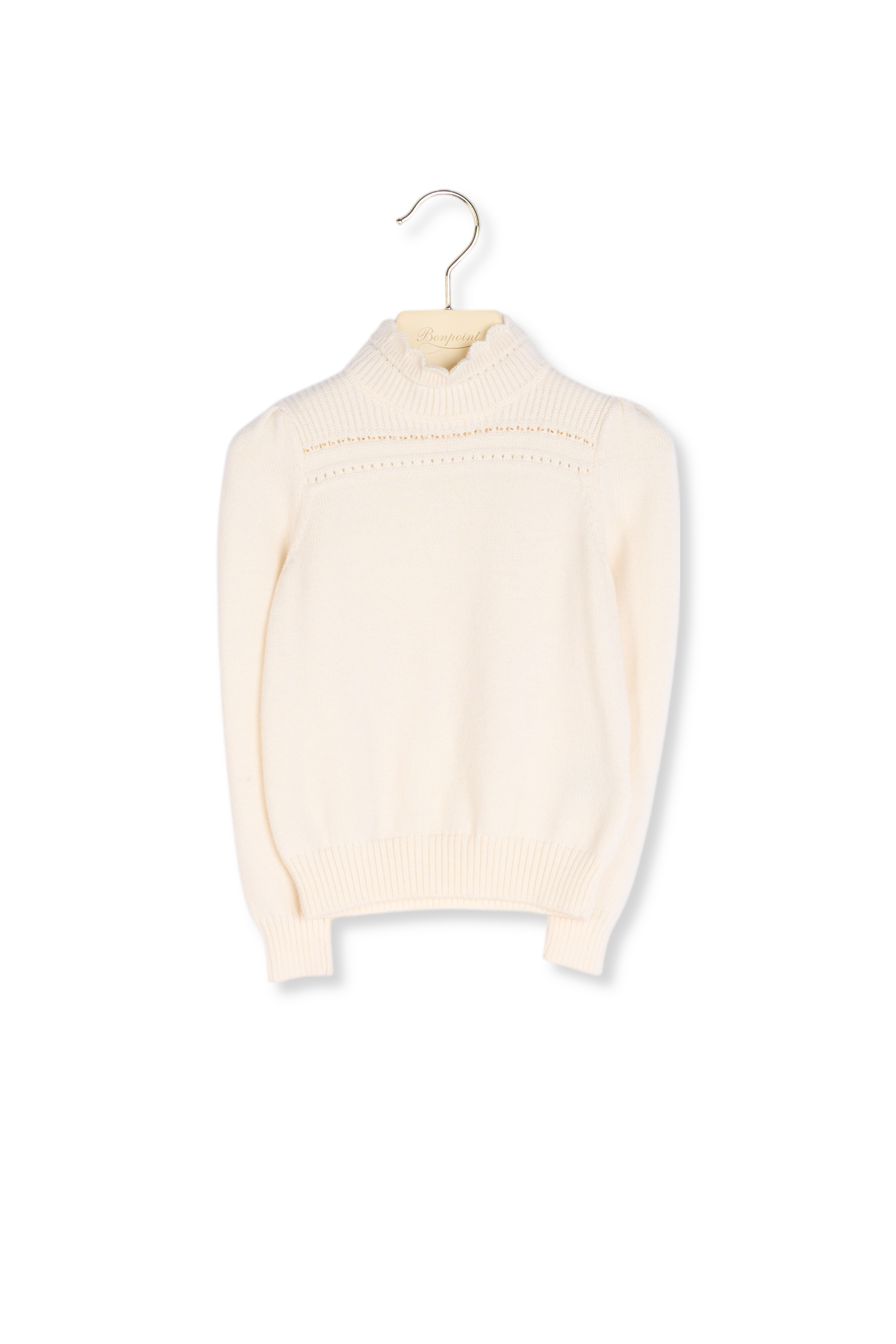 Pull en mérinos Bonpoint Vintage seconde main photo 2