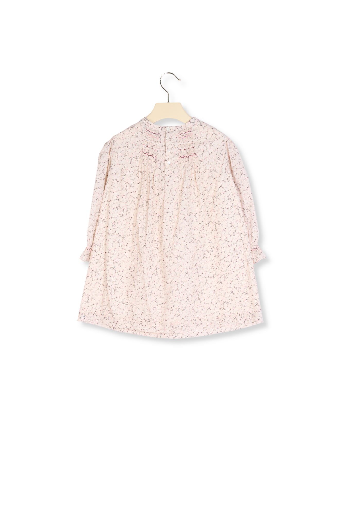 Robe smockée en tissu Liberty Bonpoint Vintage seconde main photo 2
