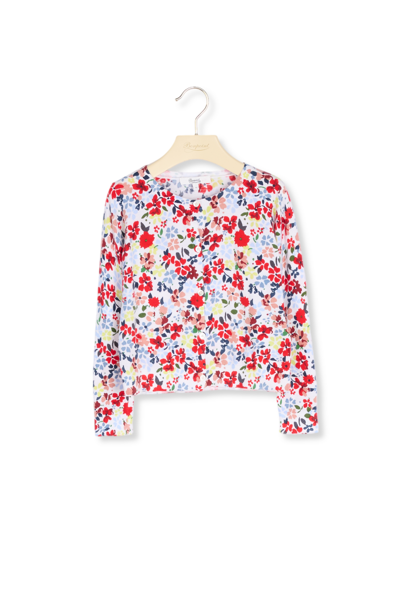 Cardigan imprimé Bonpoint Vintage seconde main photo 2