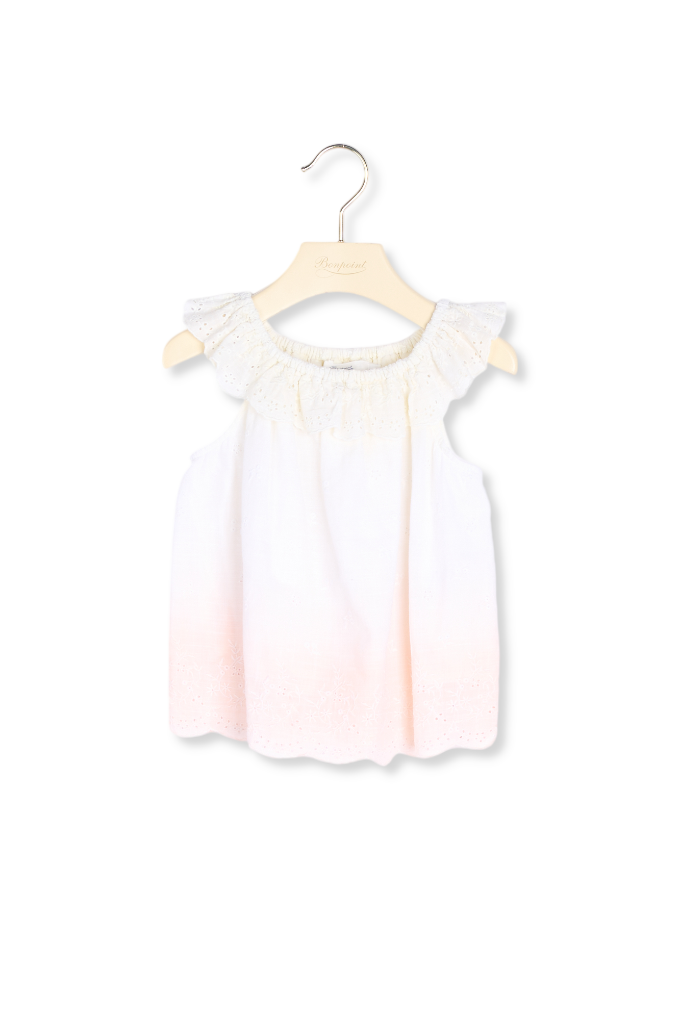 Blouse brodée dip dye Bonpoint Vintage seconde main photo 1
