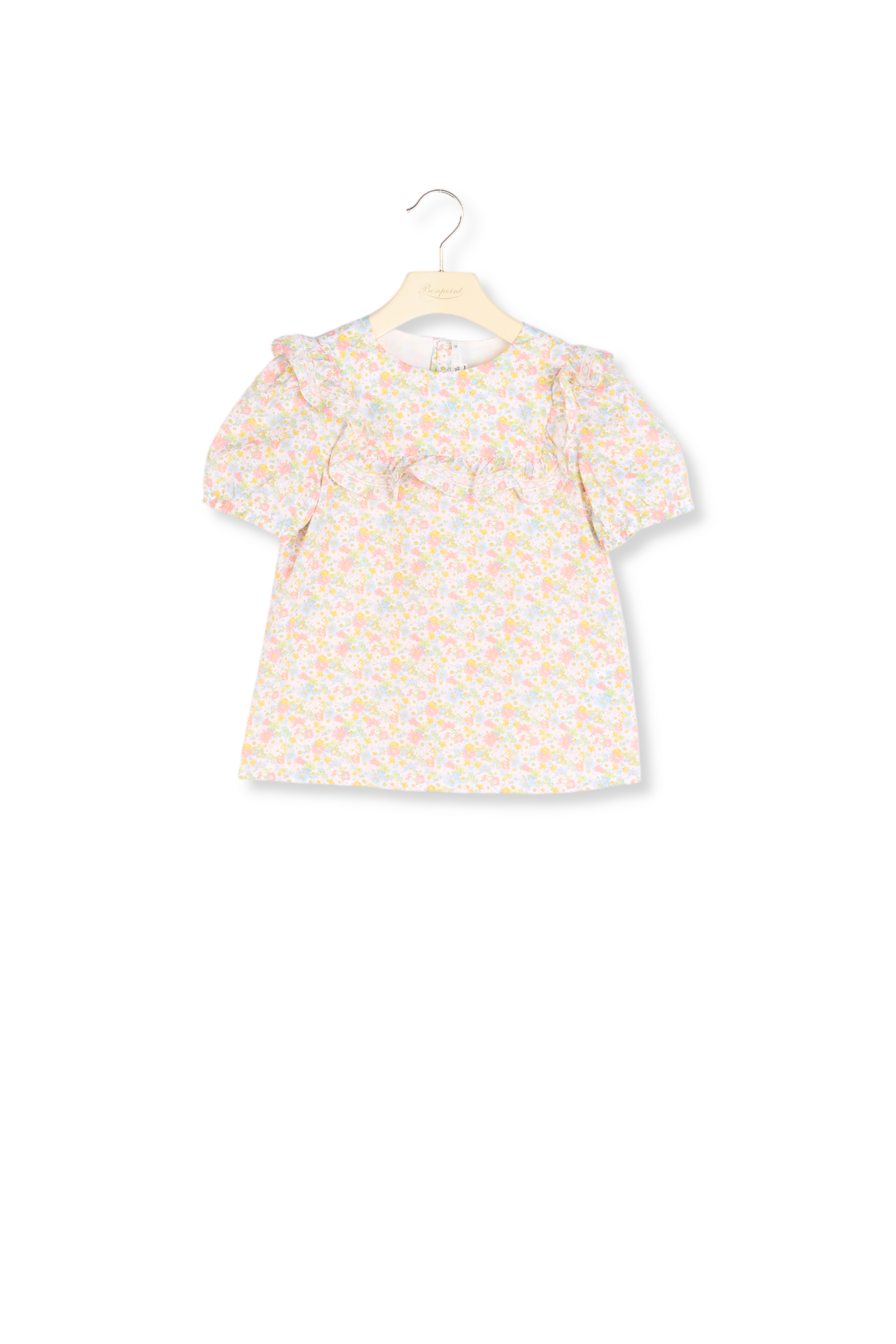 Blouse à volants en coton Liberty Bonpoint Vintage seconde main photo 2