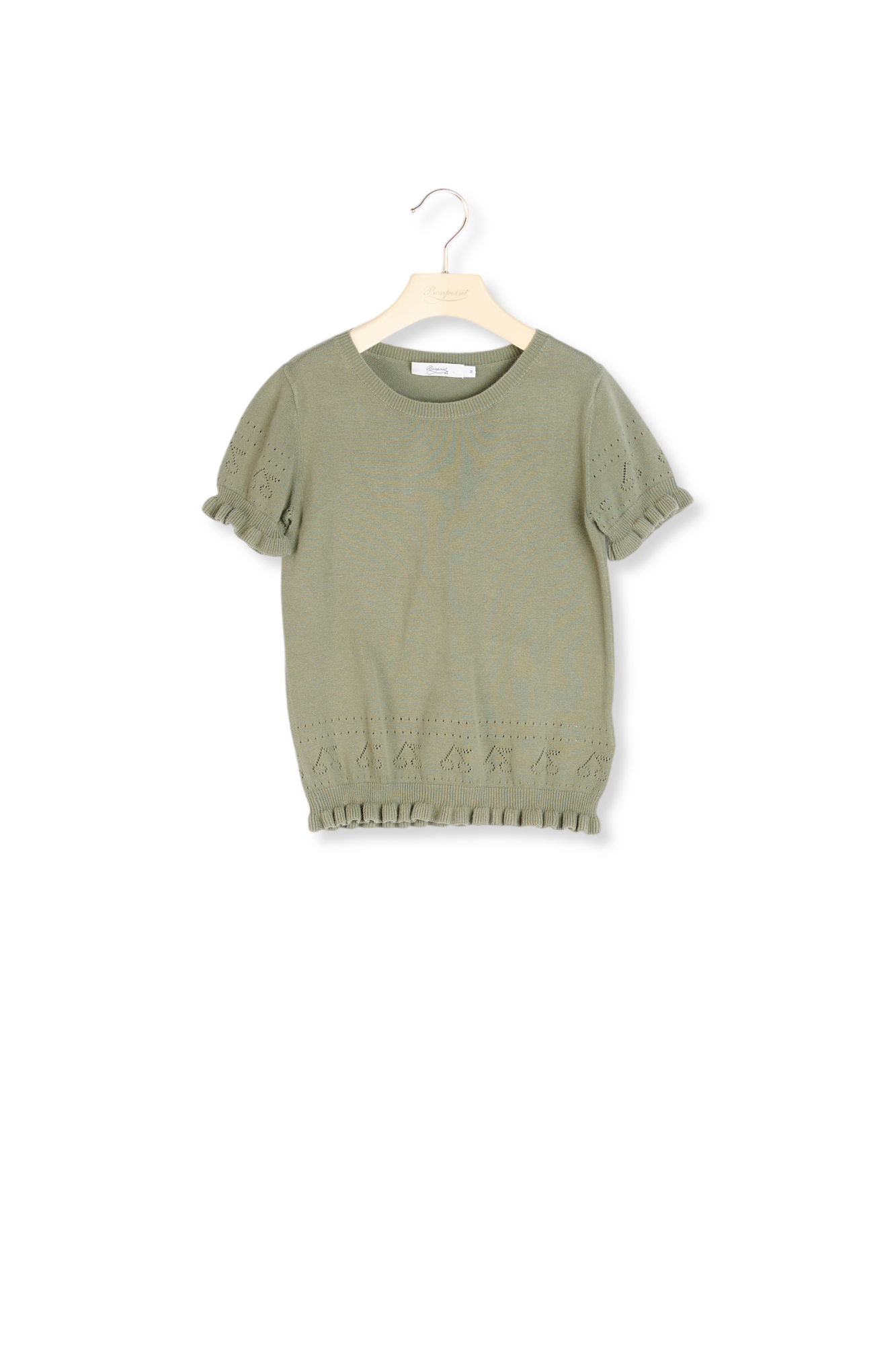 Pull en coton ajouré Bonpoint Vintage seconde main photo 1