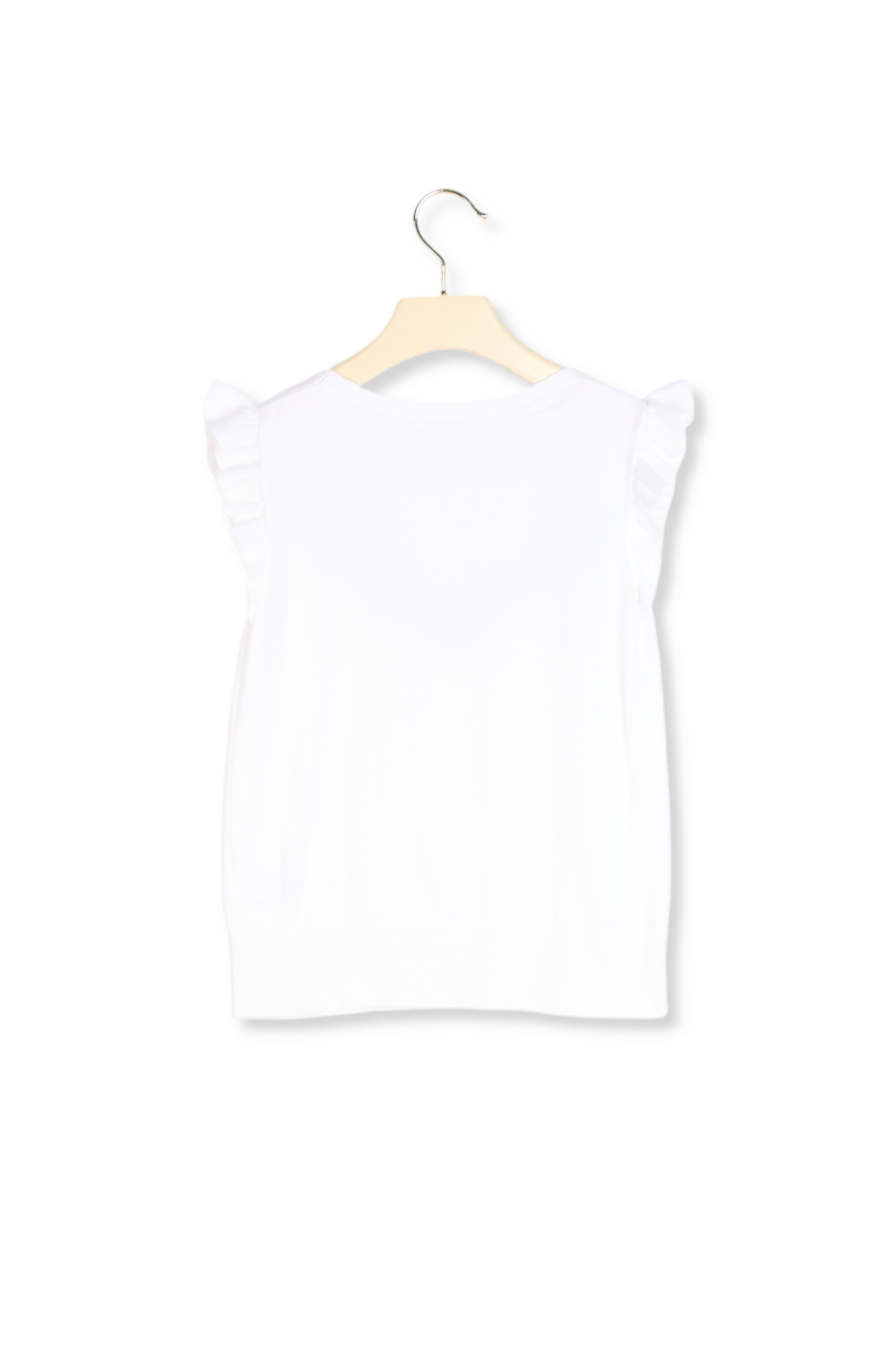 Pull en coton avec volants Bonpoint Vintage seconde main photo 3
